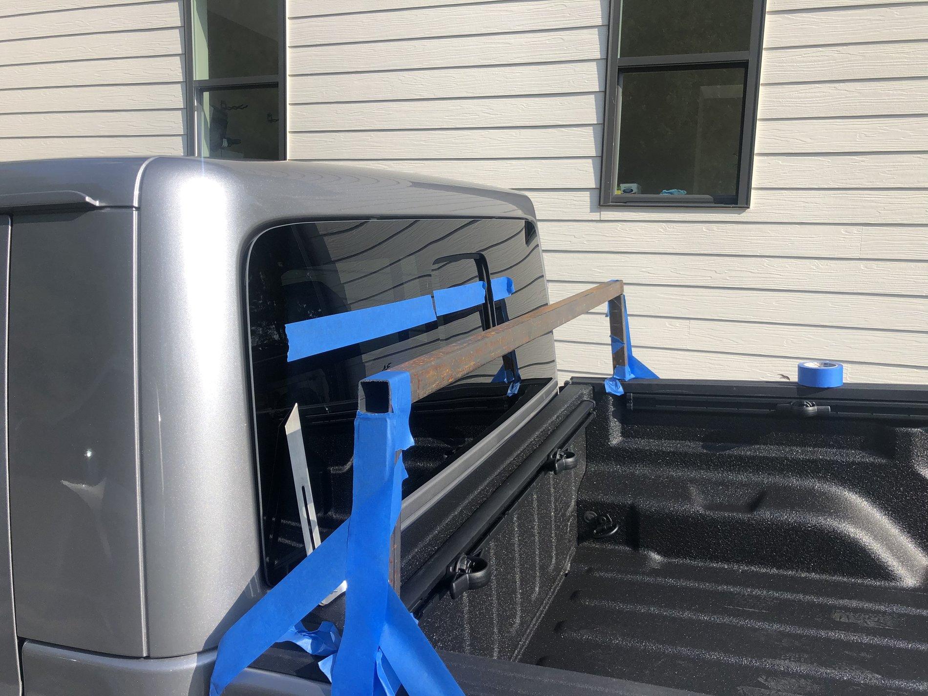 Jeep Gladiator My Custom 1/2 Rack For Roof Top Tent B702EABD-F94C-4296-B6C7-2E135BD4BE28