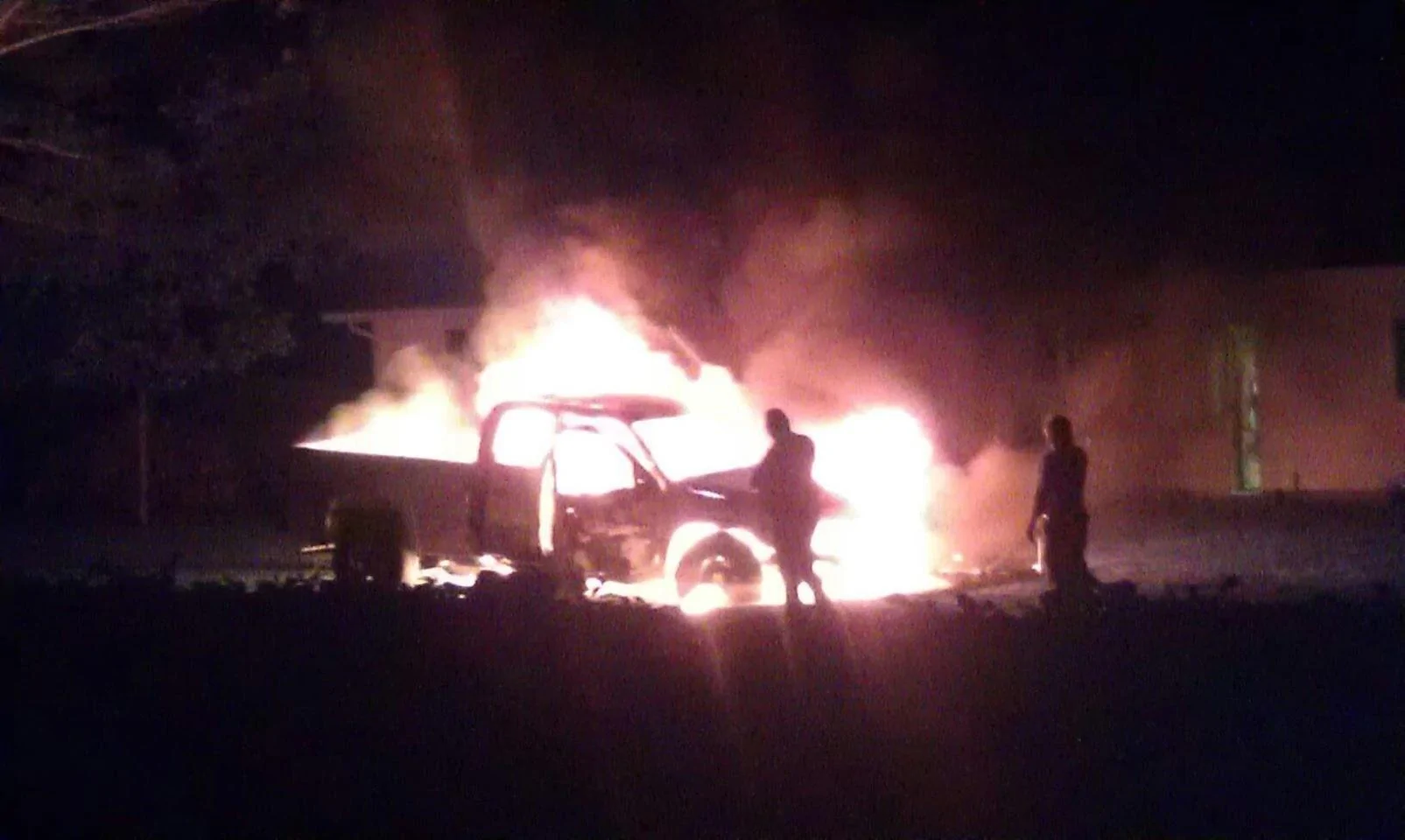 Jeep Gladiator Would you choose to write off your vehicle…?? Chevy up in flames