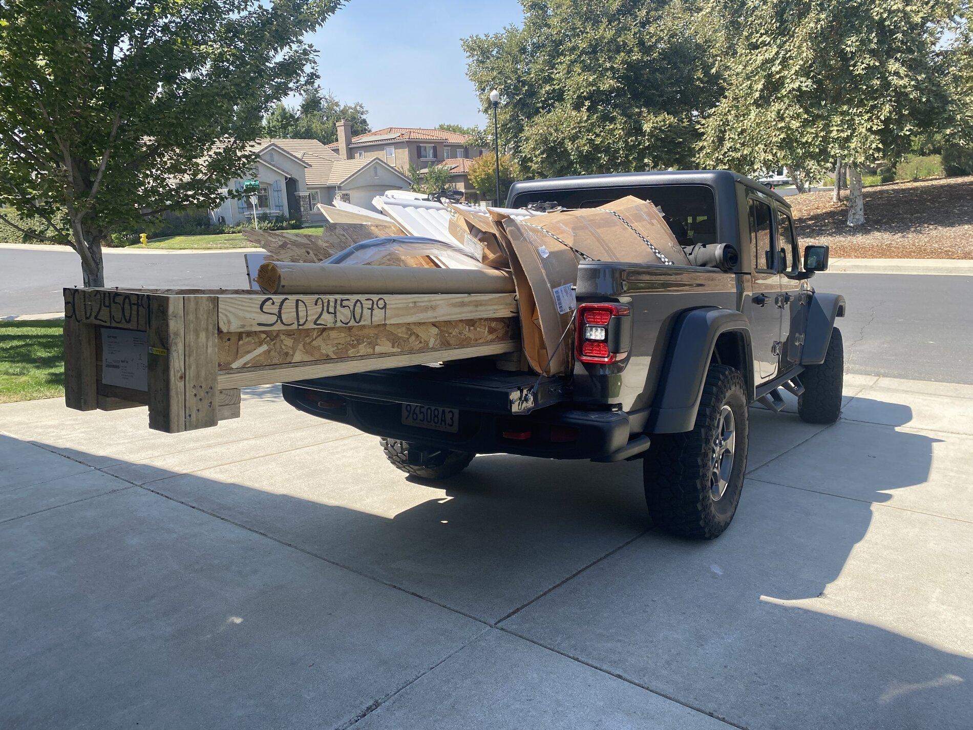 Jeep Gladiator What did you HAUL in your JT today? 6B4ACCB8-AF2F-4811-9B4F-37682A8151AA