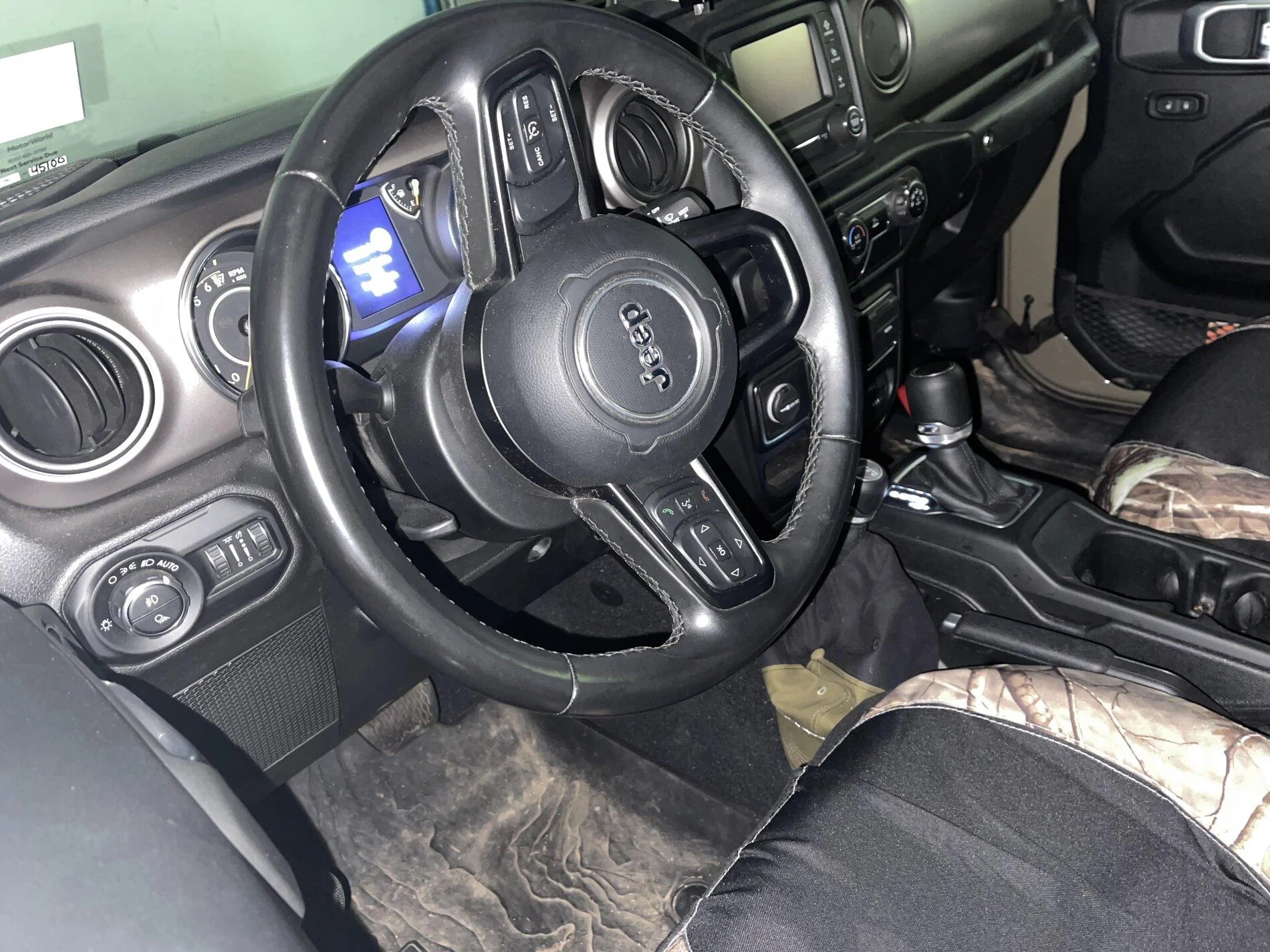Jeep Gladiator Instrument Cluster and Shifter light won’t go off imag