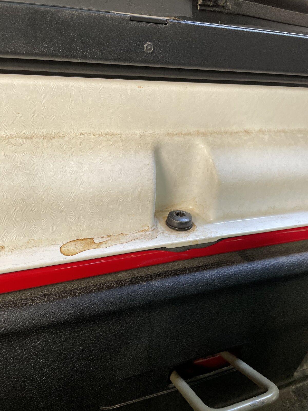 Jeep Gladiator Roof leak in back DDE677BF-0E62-4838-8951-9B34433C7B24