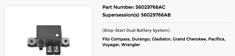 Jeep Gladiator Auxiliary battery. Why? 1630541182950
