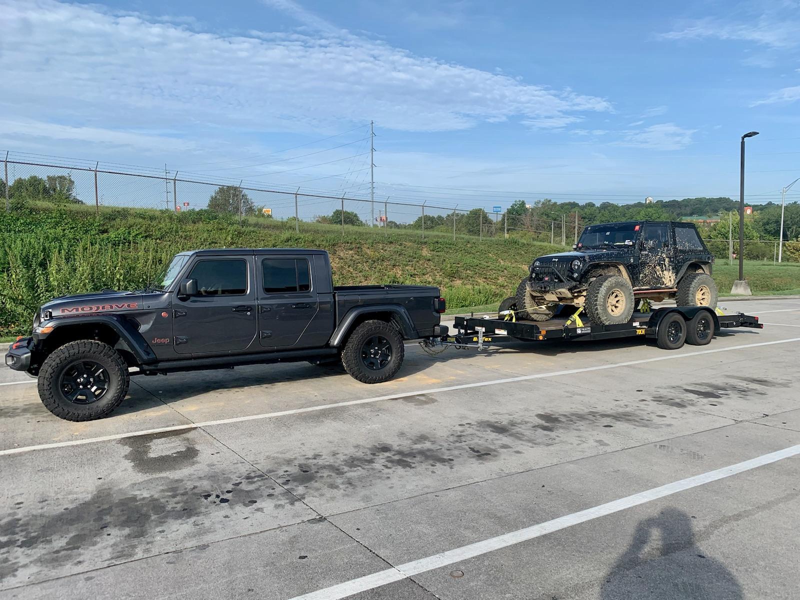 Jeep Gladiator More towing power for towing wife's JK with my 21 Gladiator Mojave Pepper&Maggie