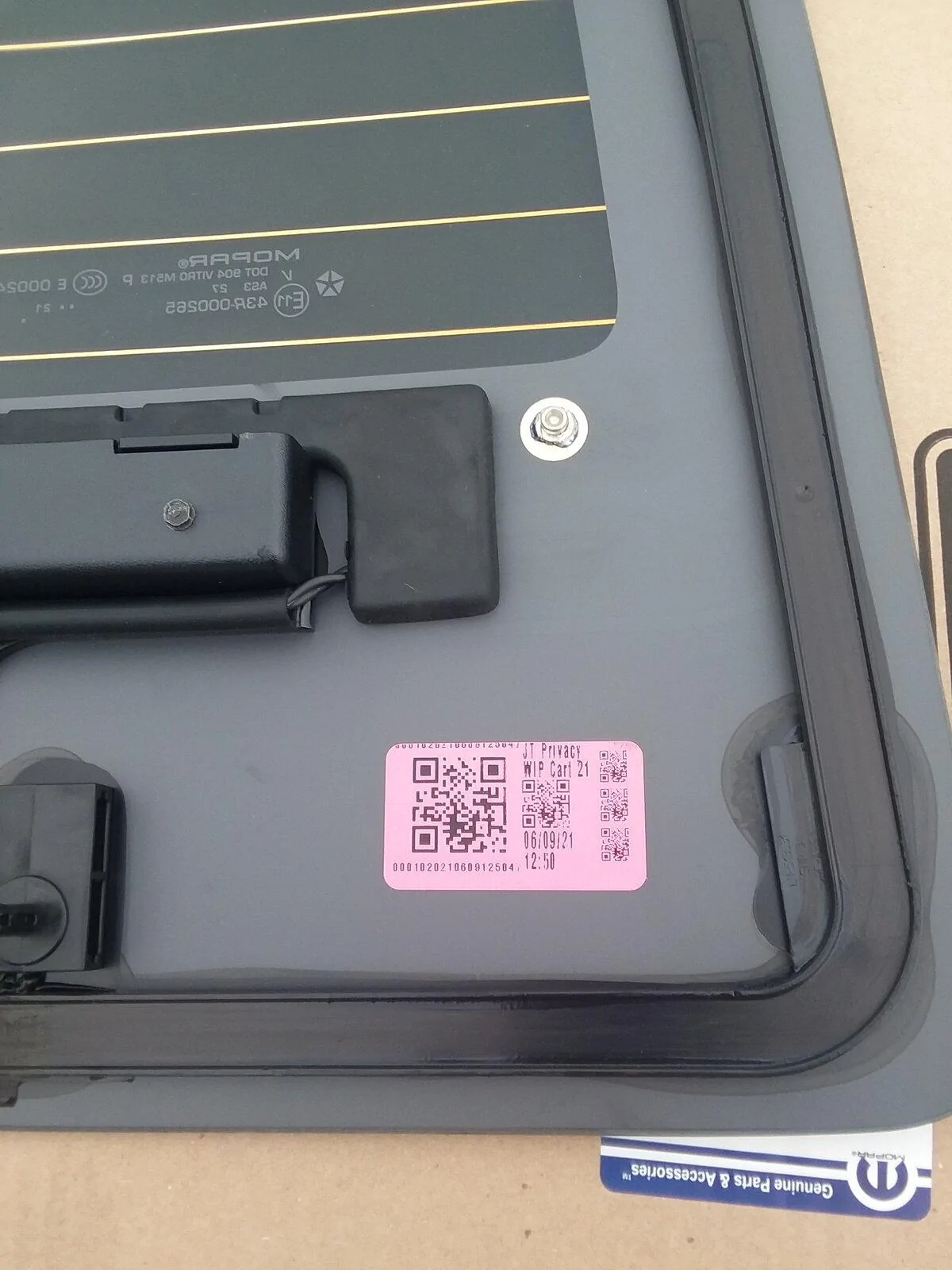 Jeep Gladiator Roof leak in back 20210901_084822