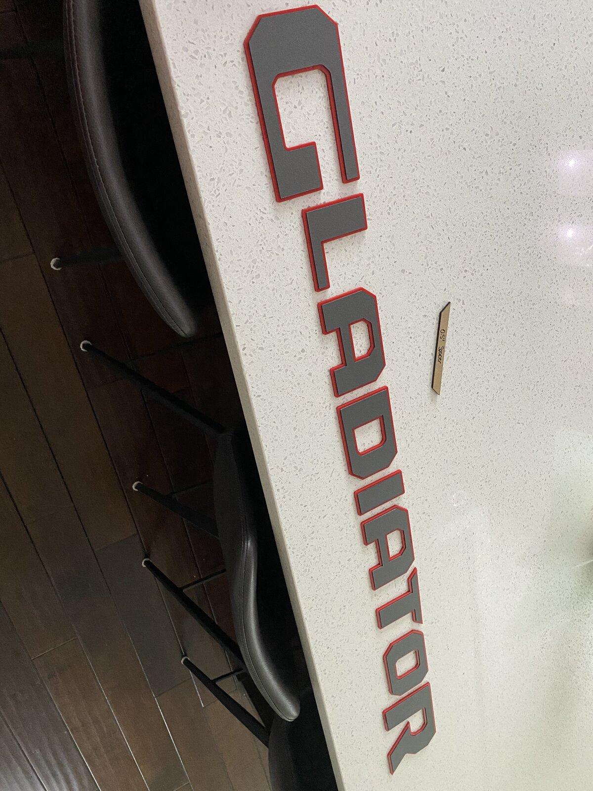 Jeep Gladiator The last Gladiator Tailgate Badge You Will Ever Need! 86419AAF-D31E-4E05-A8EC-A923D6229C65