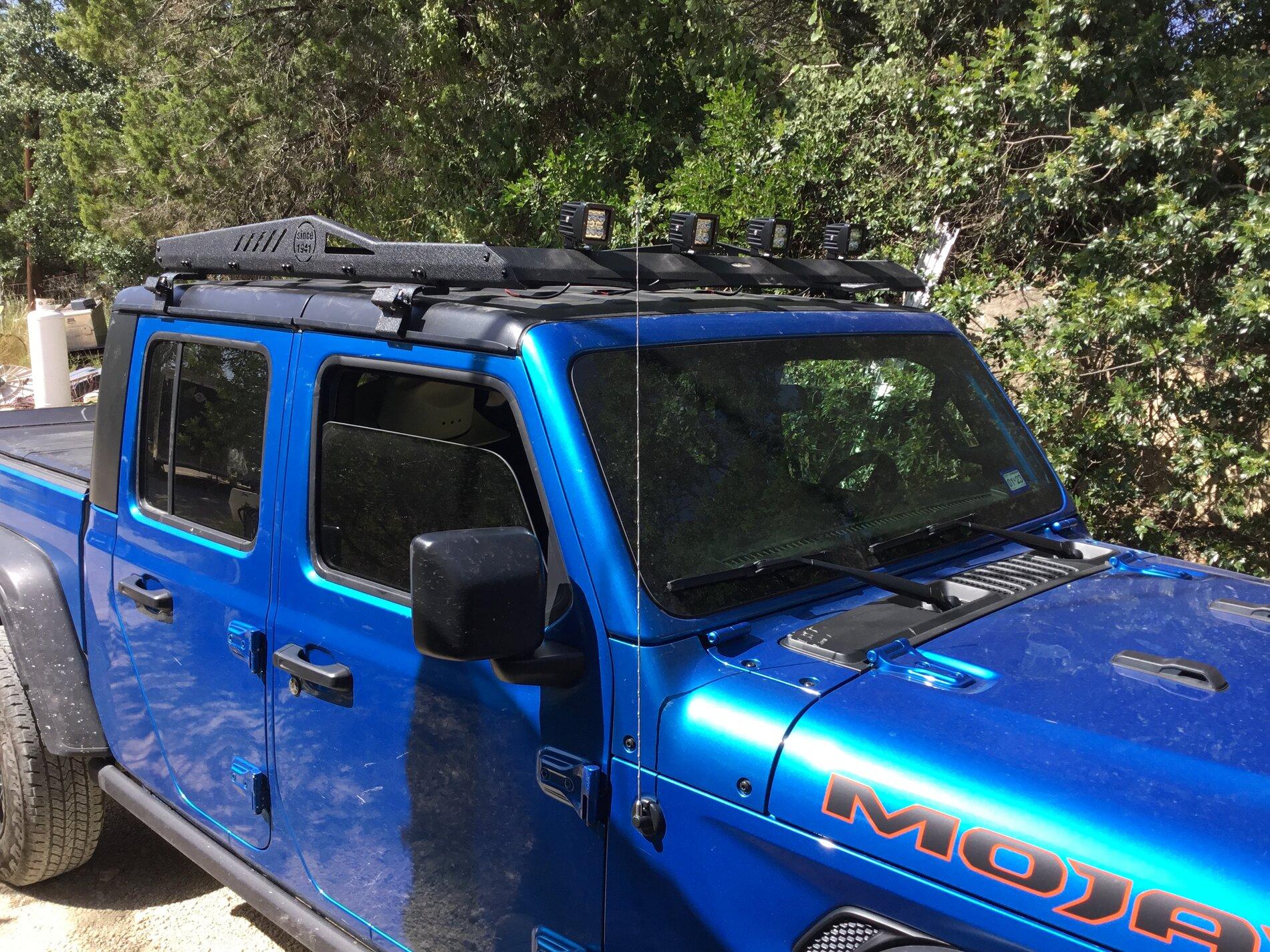 Jeep Gladiator Roof Rack Search; easy on easy off, no drill? EF12C736-CD0C-4BCD-A7C7-8F9D42EE05AB