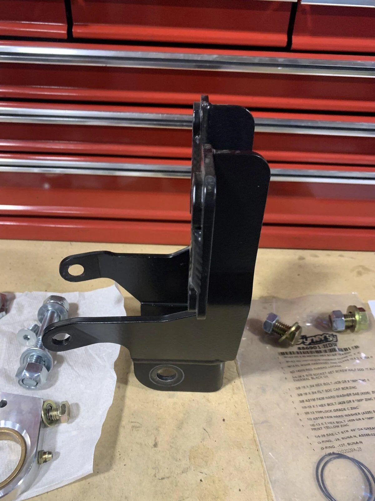 Jeep Gladiator Synergy Sector Shaft Reinforcement Bracket AAB65D3C-3598-4355-8DC7-7CF79E352BBB