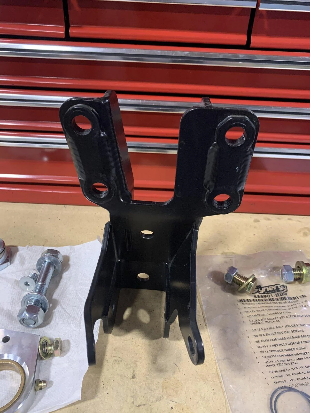 Jeep Gladiator Synergy Sector Shaft Reinforcement Bracket C6DED681-2C90-45B6-B6FF-19EFB8152F48