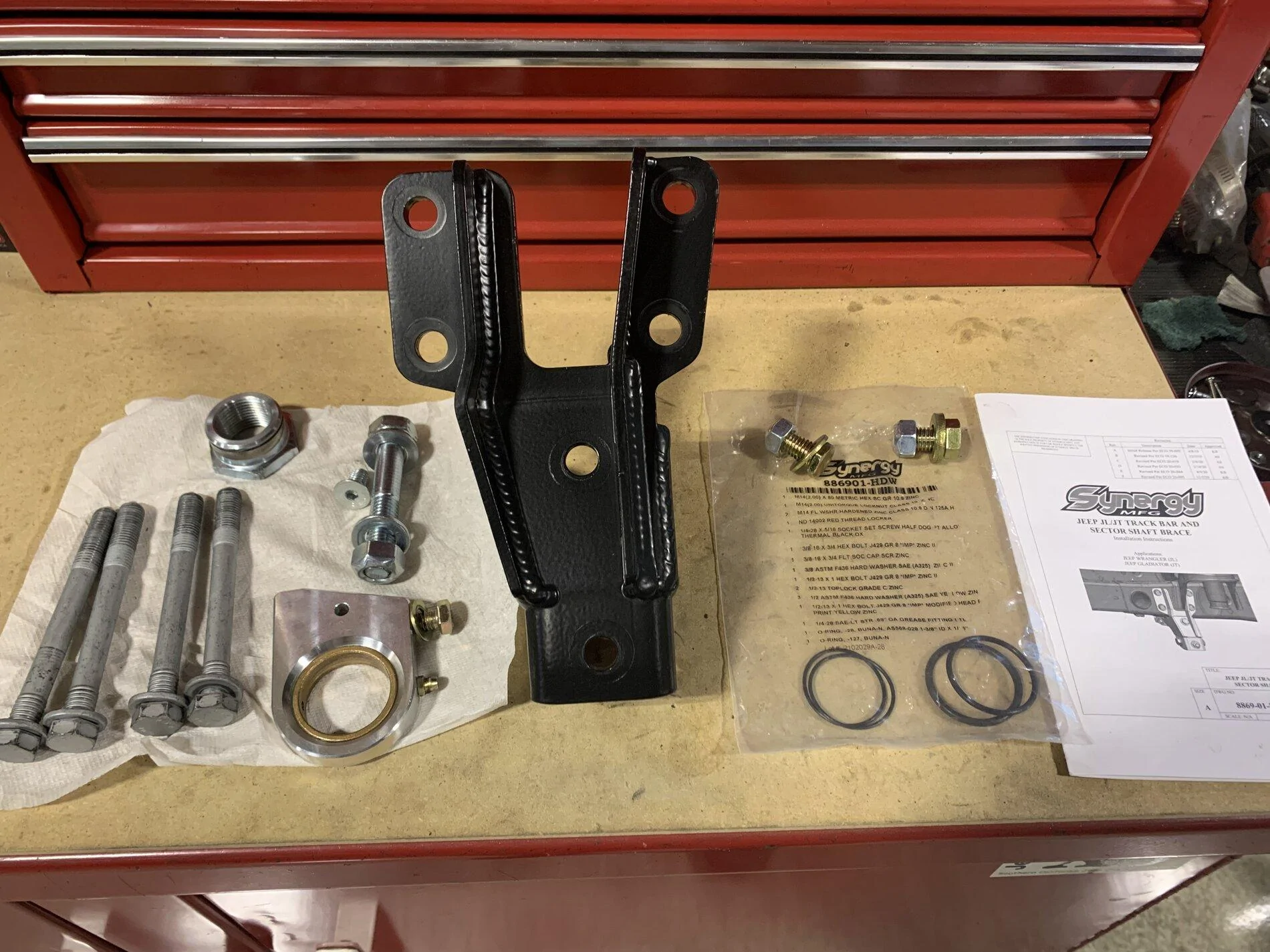 Jeep Gladiator Synergy Sector Shaft Reinforcement Bracket A7304570-54AB-4AAF-8215-B40BDBED7C03