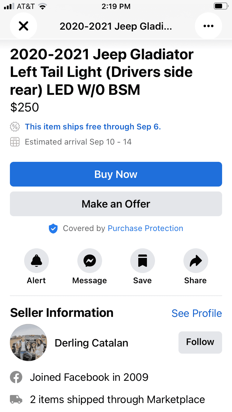 Jeep Gladiator WTB LED TAILS 7A0FD5D3-06E0-4A3D-A7F1-5C04907644A2