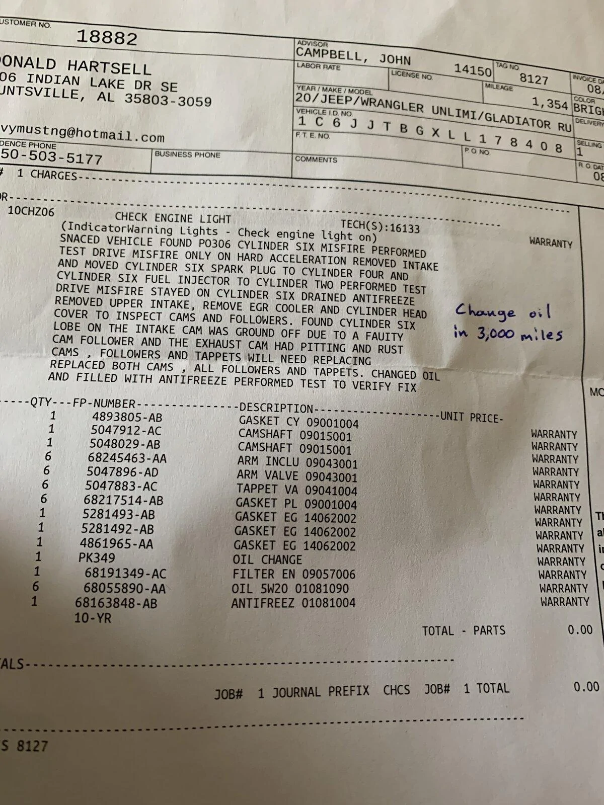 Jeep Gladiator Auto stop failure, now check engine light. 2FAA596E-CDAD-4152-8DEF-3F0674306C17