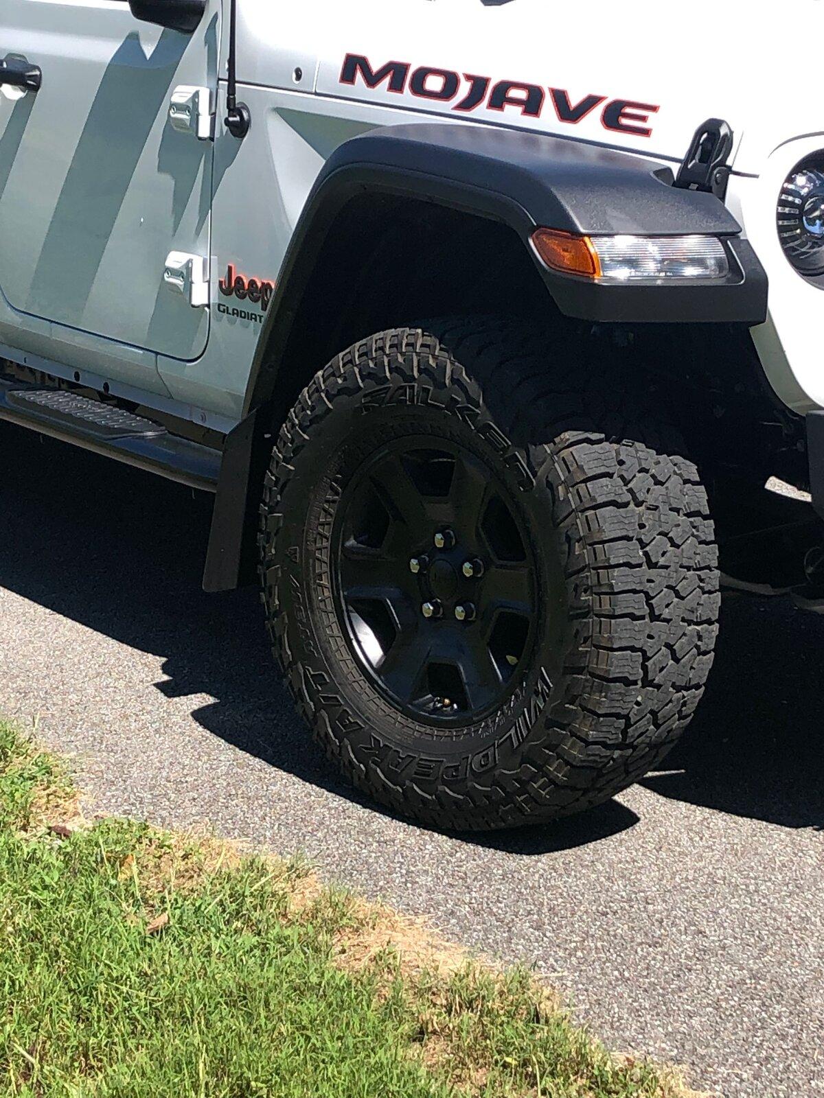 Jeep Gladiator Rokblokz Installed Jeep flaps c