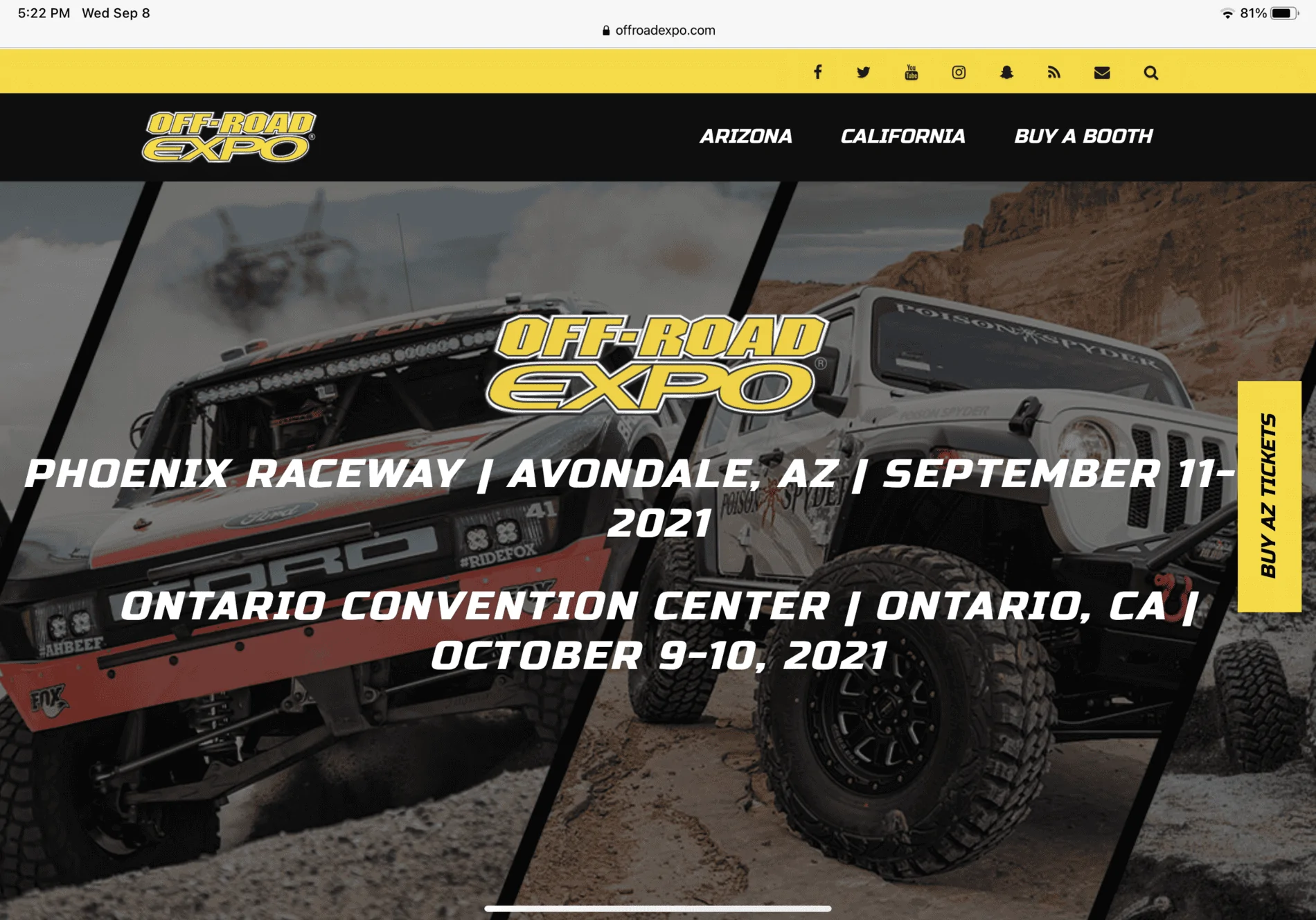 Jeep Gladiator Off Road Expo - AZ this weekend A30C40E9-0FD0-4550-8524-2DE6C0FC76AD