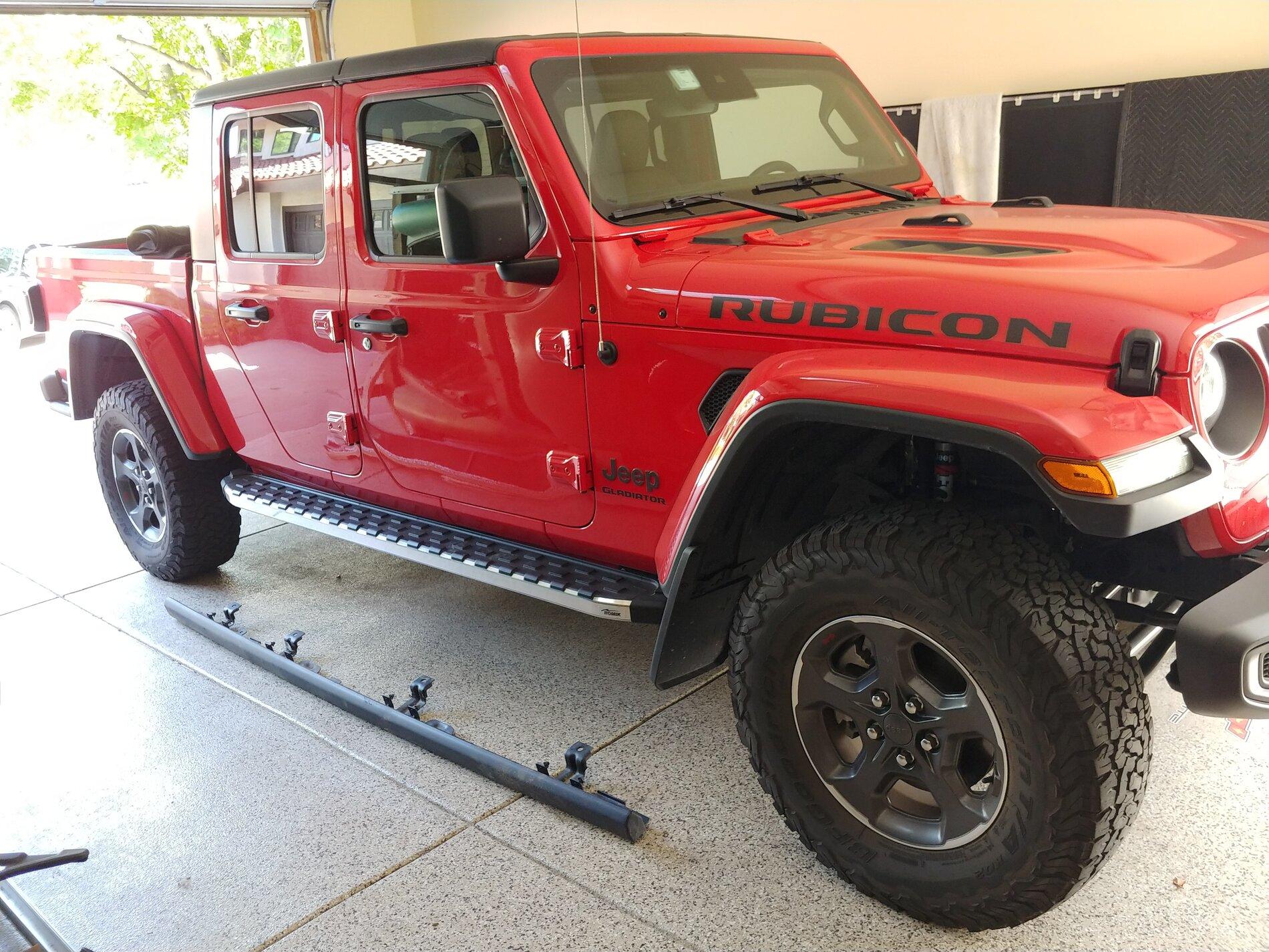 Jeep Gladiator Romik sidesteps For Sale $350 Socal IMG_20210807_161846_01