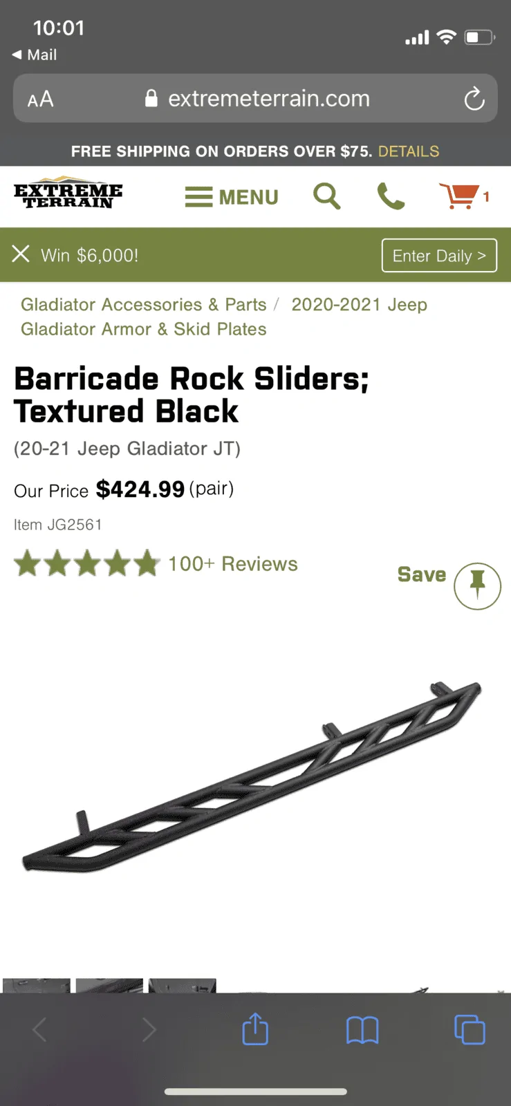 Jeep Gladiator Barricade Rock Sliders 2DD67954-A395-418D-A172-BCD419BC4BD2
