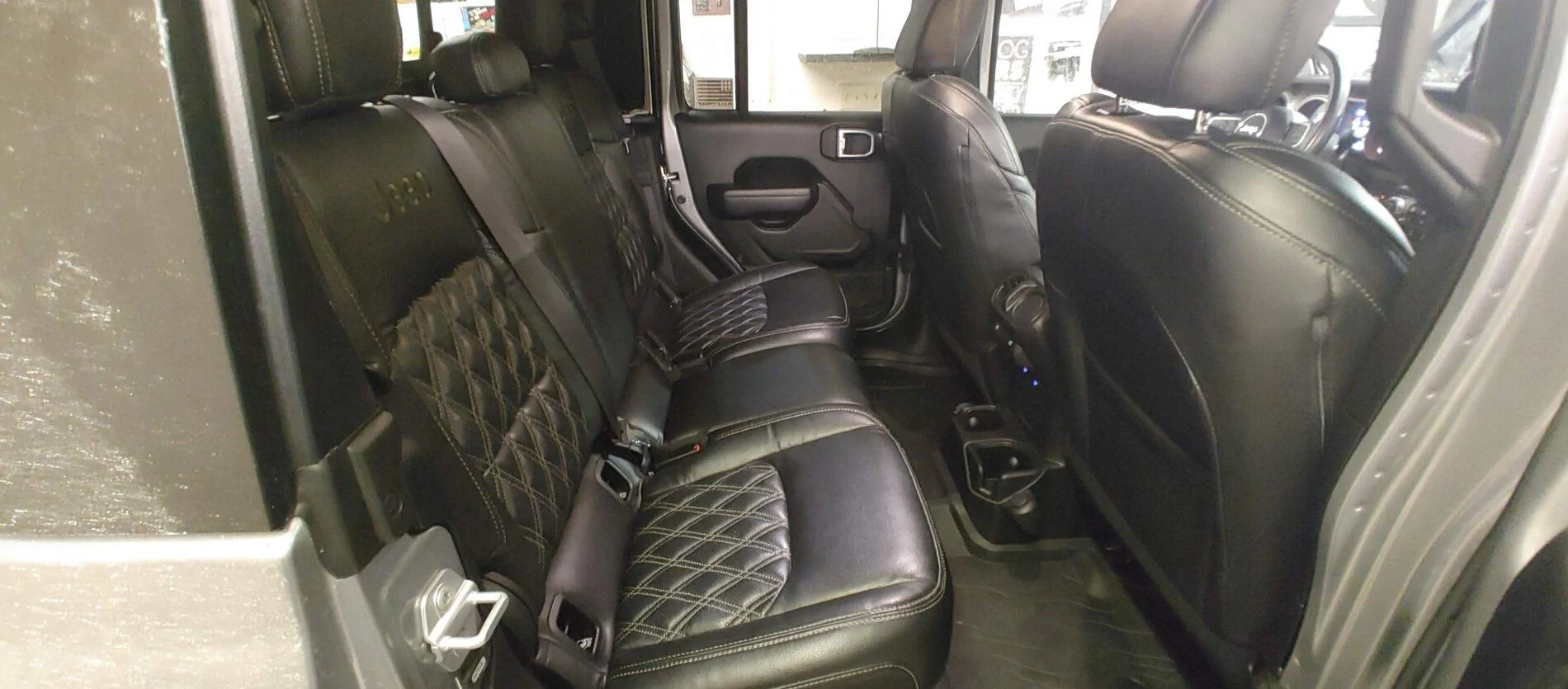 Jeep Gladiator Katzkin leather installed 0207211720