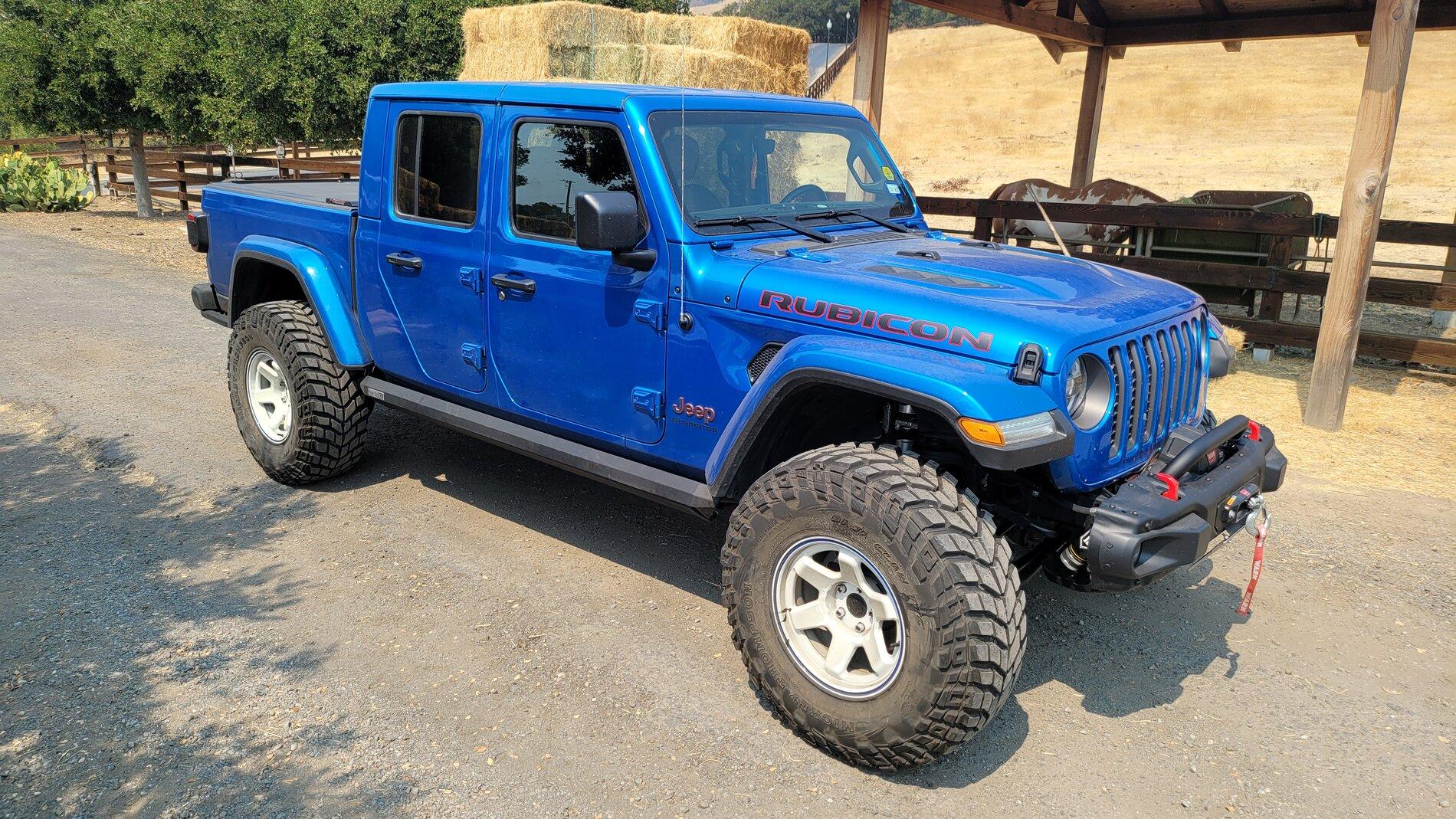 Jeep Gladiator Diesel lift options, Axle weights 20210819_145105