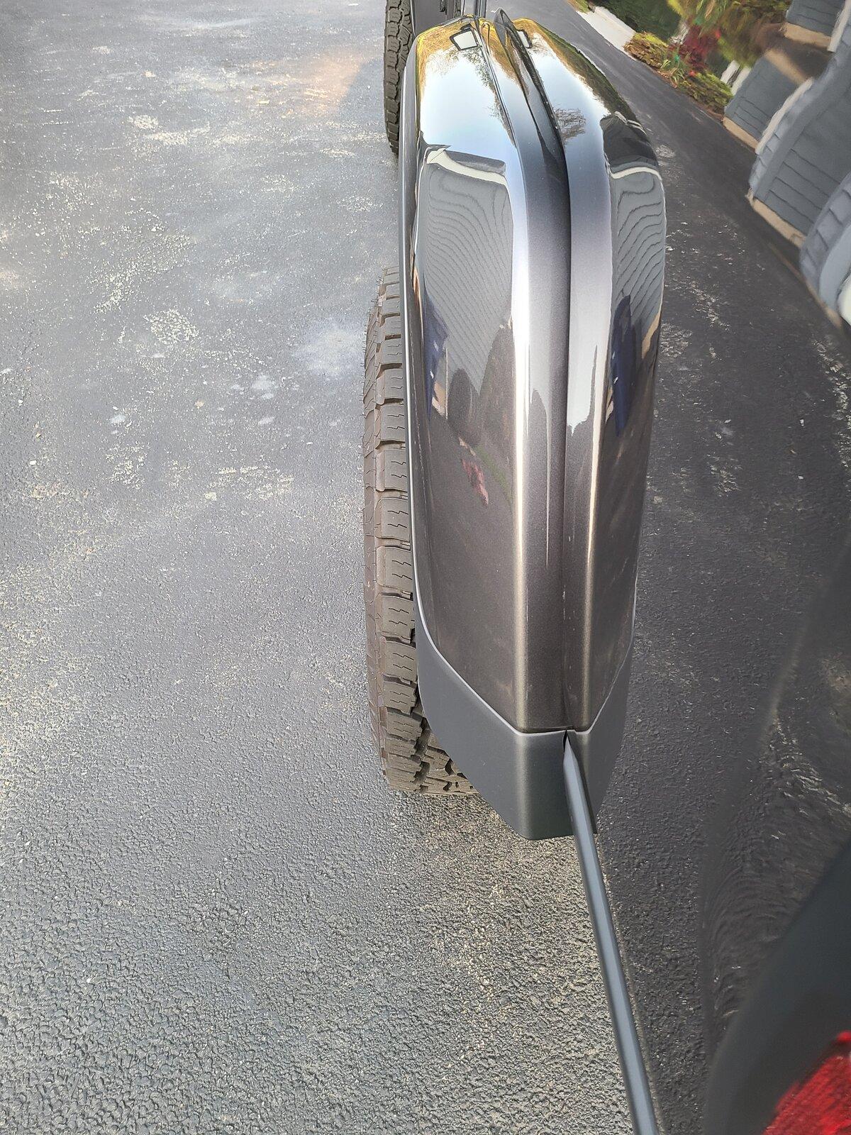 Jeep Gladiator Identifying how much tire will stick out, and is a 4.5BS needed: help, options, etc. 4.5 BS 35s