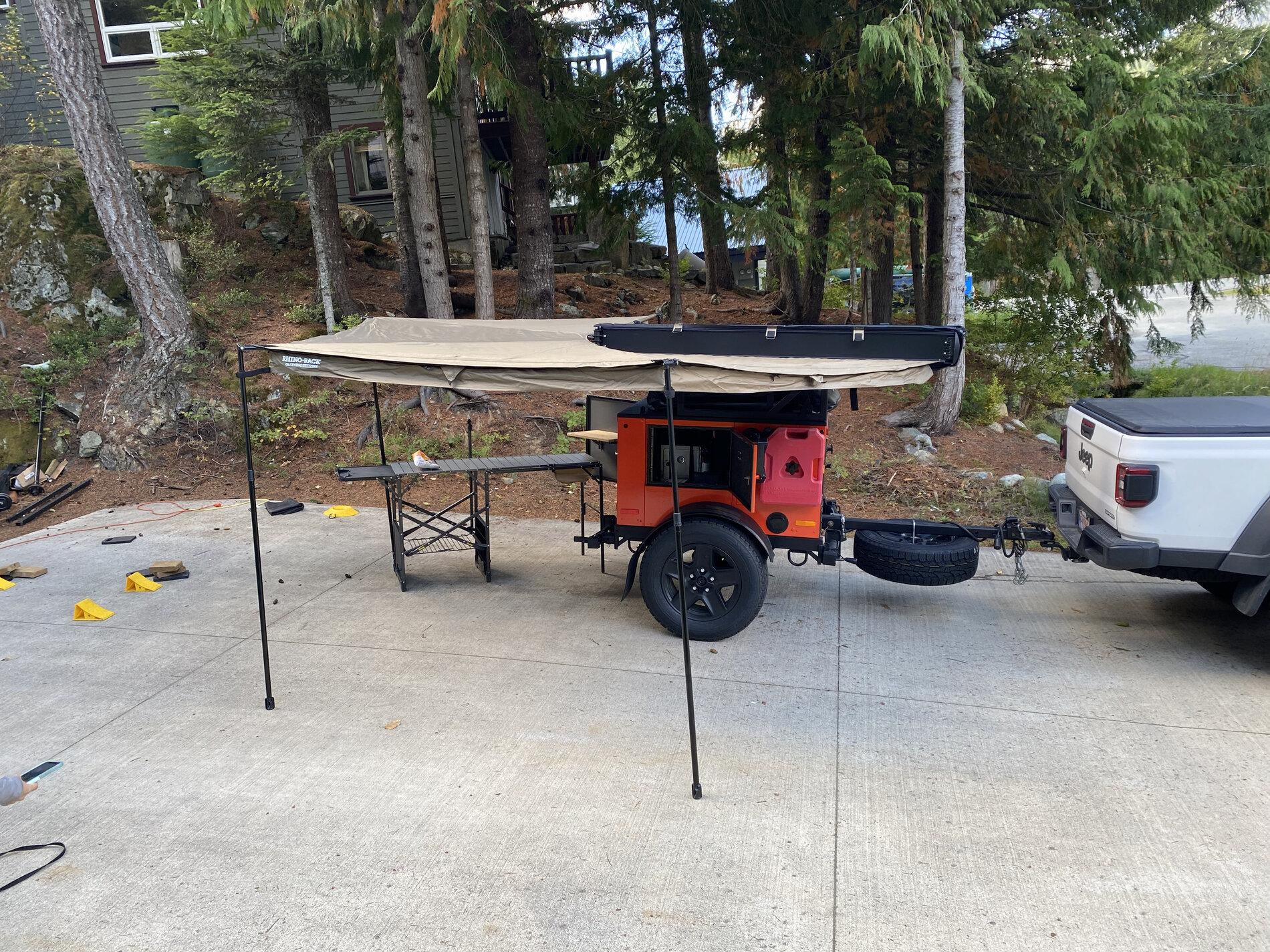 Jeep Gladiator Custom Overland trailer build 8722EA70-38F9-4054-A528-82CE63868952