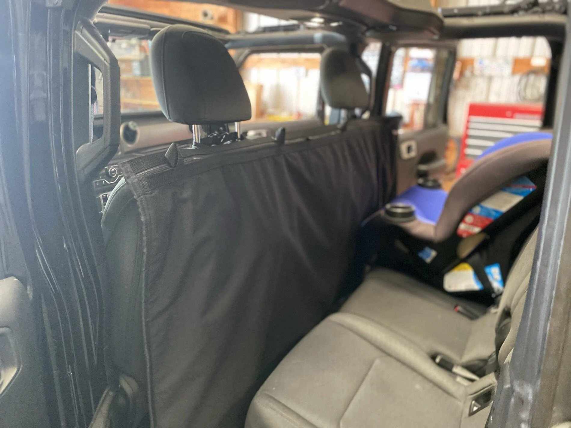 Jeep Gladiator BJD Customs JL rear window storage bag - works for JT’s too! 57AC97A8-F7CD-4C9E-AD12-C8374D2C2926