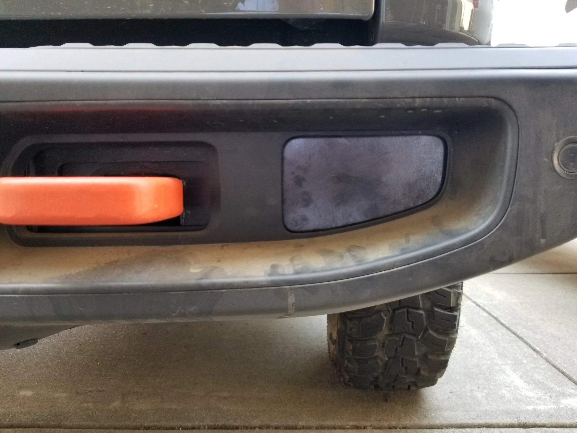 Jeep Gladiator Rear reflector delete /rear flush mount light plates 20210913_094644