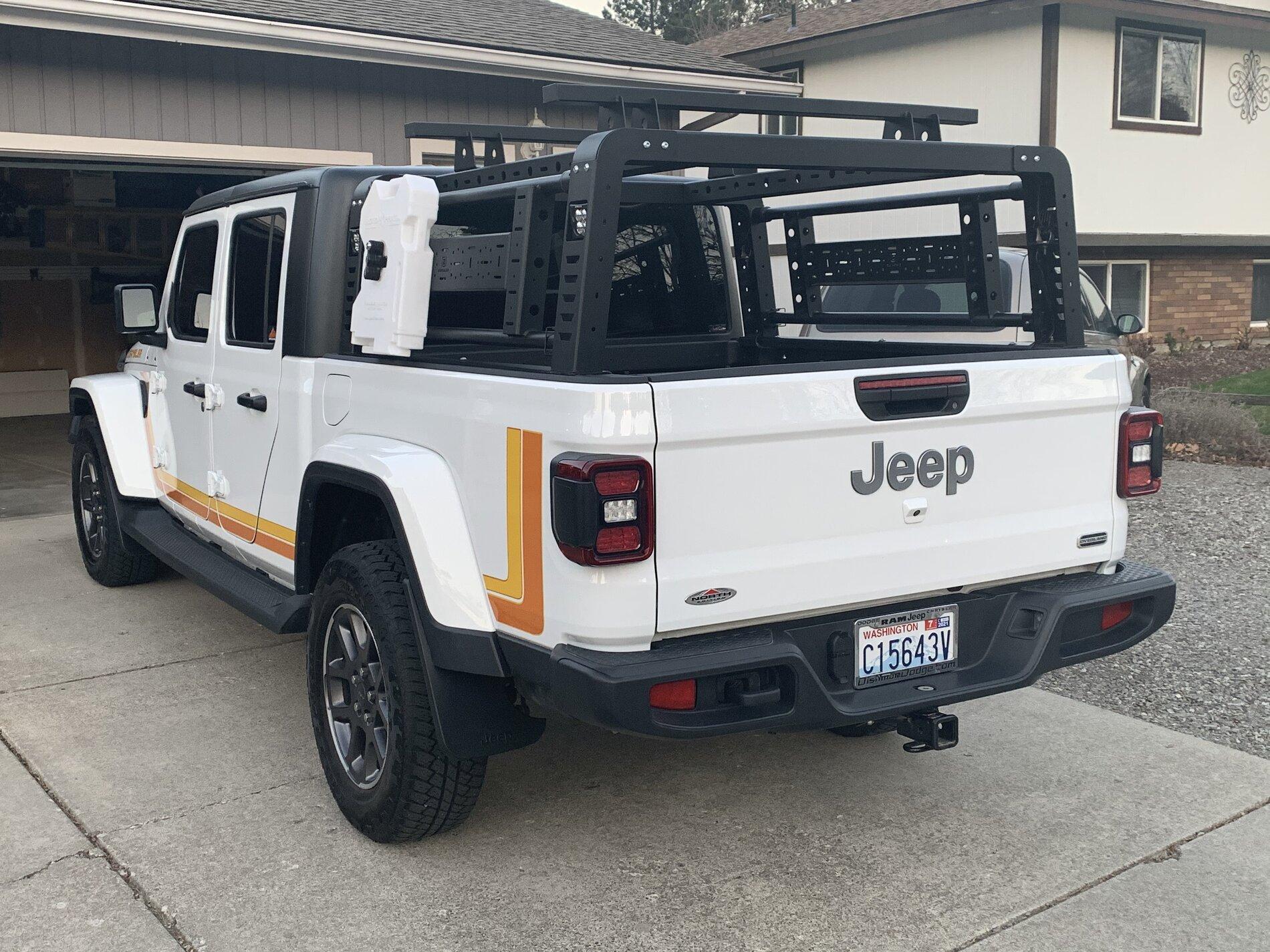 Jeep Gladiator Zroadz Overland Access Rack with lights, wiring AND crossbars AA191DAB-48EB-43C0-8166-9AC55620A05F