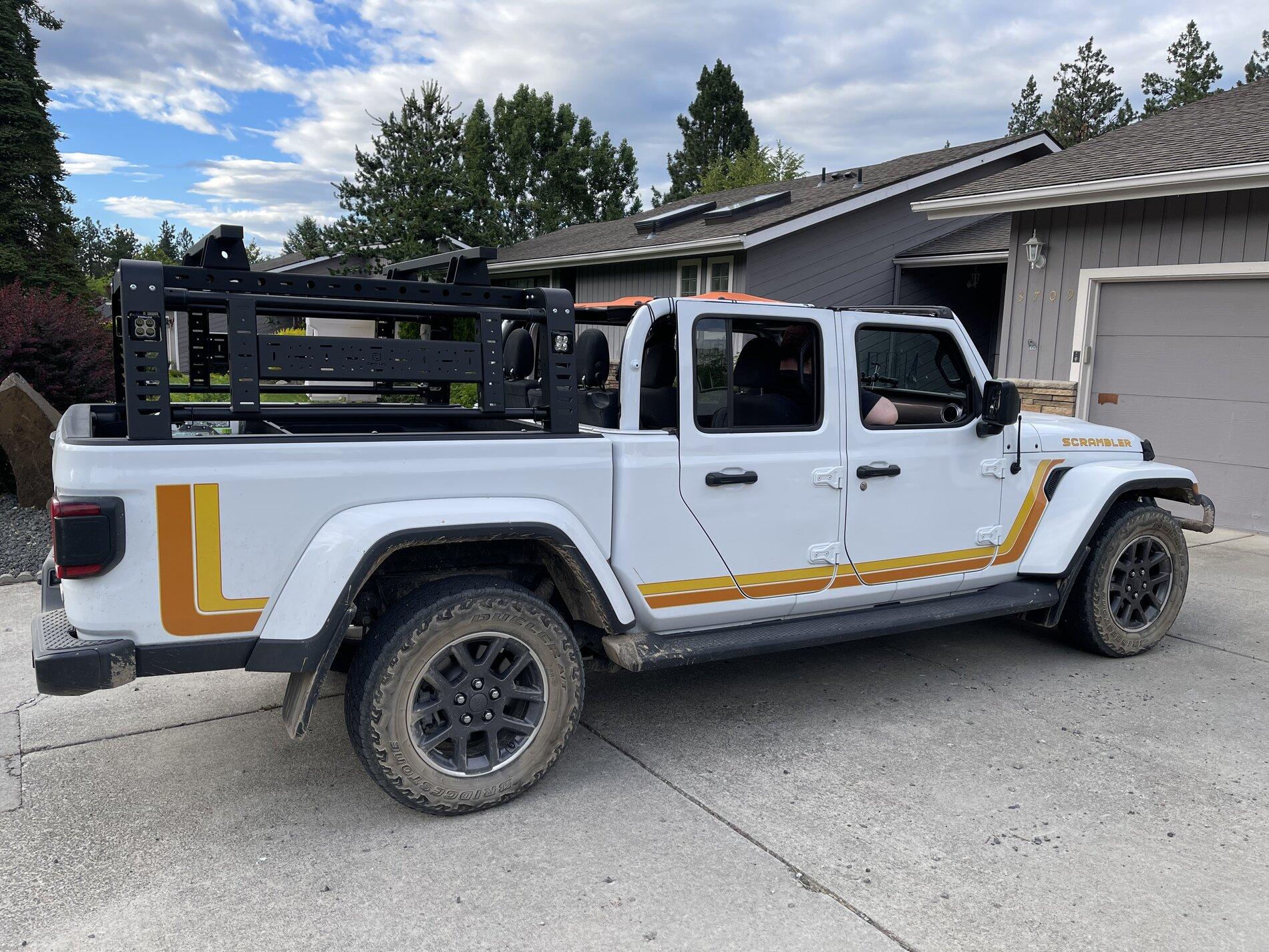 Jeep Gladiator Zroadz Overland Access Rack with lights, wiring AND crossbars 0AB7D26B-3343-47CC-8C93-E21E214B1541