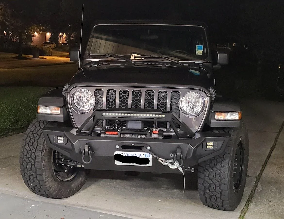 Jeep Gladiator Tire pressure for road? front end 
