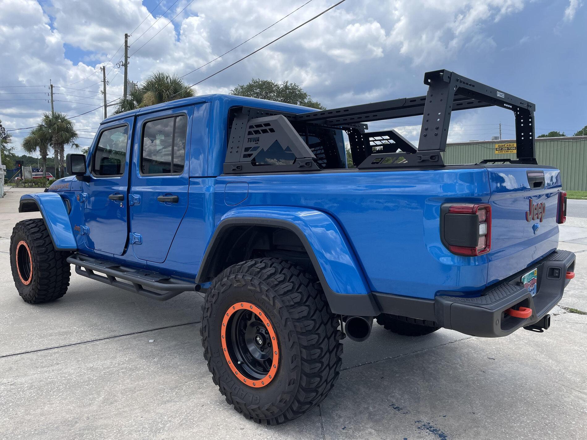 Jeep Gladiator Our TUWA PRO®️ 4CX Series MOAB Bed Rack System is finally BACK! david gladiator