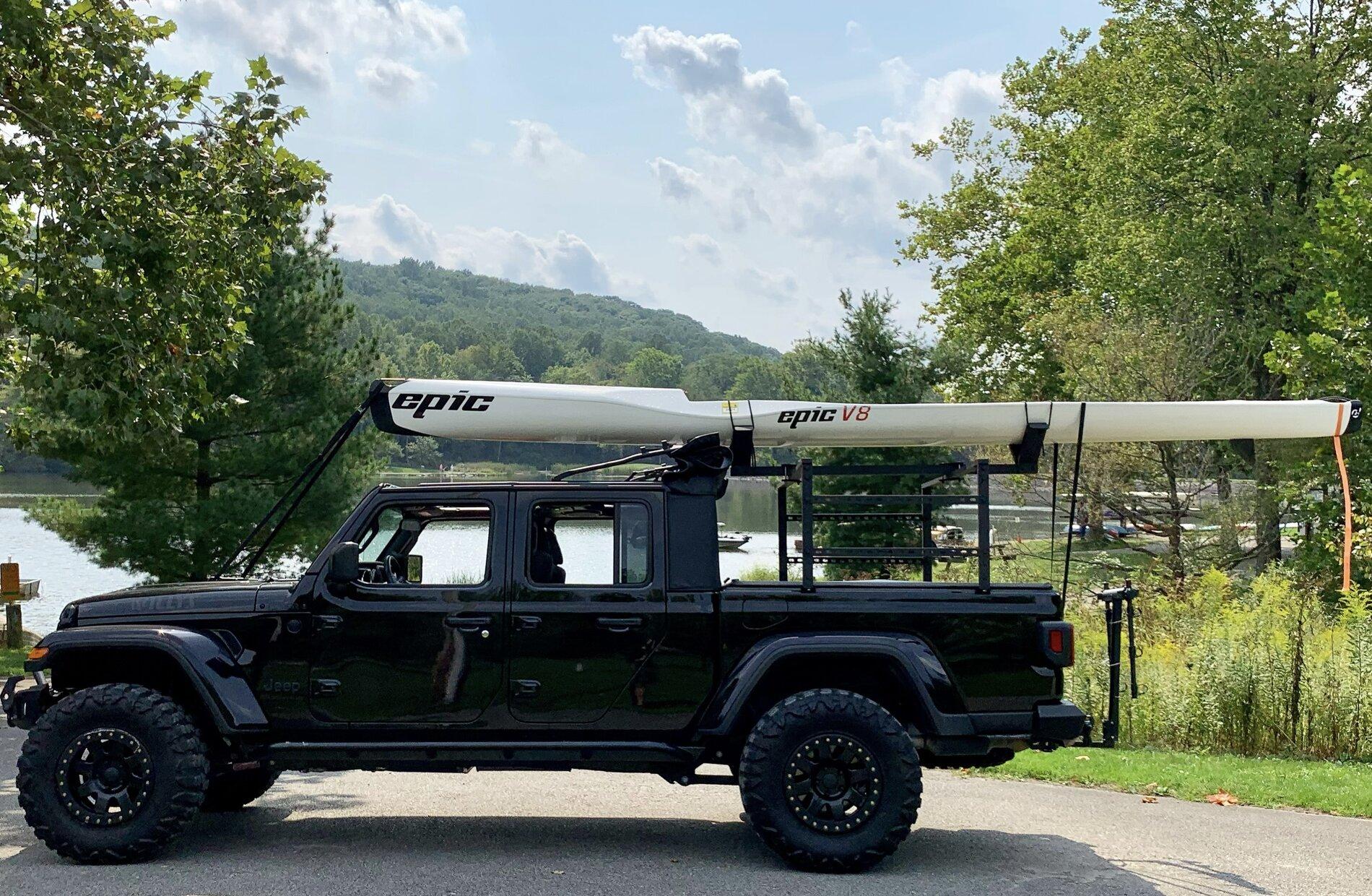 Jeep Gladiator How do you guys carry your kayaks? B2B9F070-8A7D-4172-9D10-21E3E1446DFD