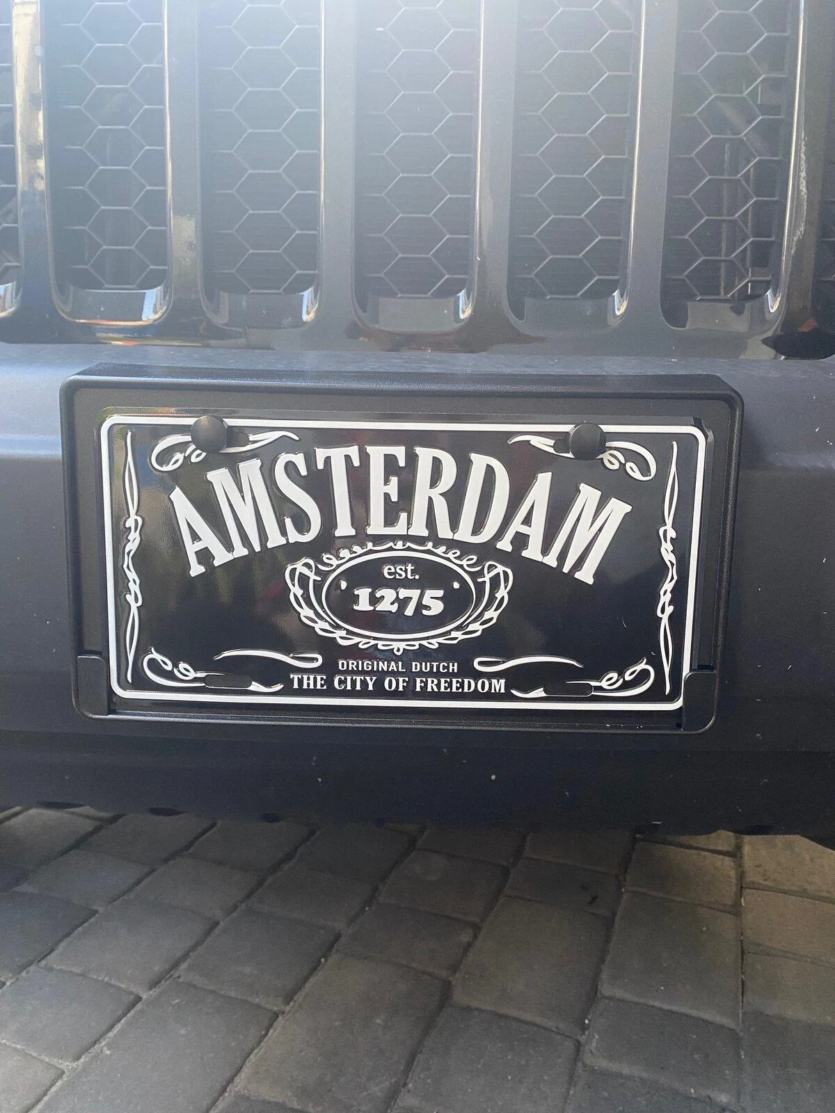 Jeep Gladiator Front Bumper License Plate Frame IMG_2391