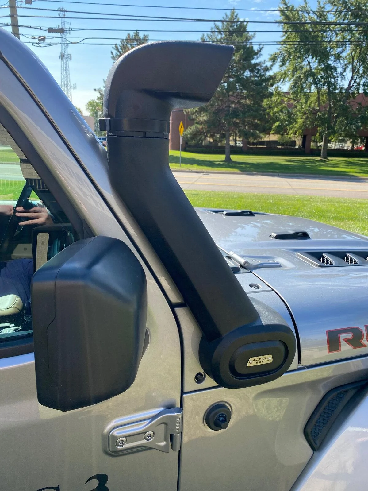 Jeep Gladiator New Maximus-3 Products in the Works! Rear Sliders, Hoop & Snorkel Snorkel_002