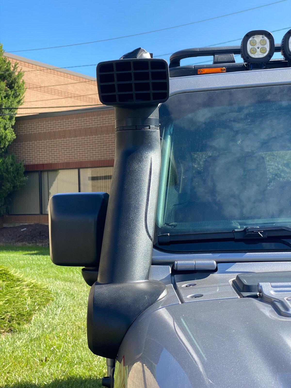 Jeep Gladiator New Maximus-3 Products in the Works! Rear Sliders, Hoop & Snorkel Snorkel_003