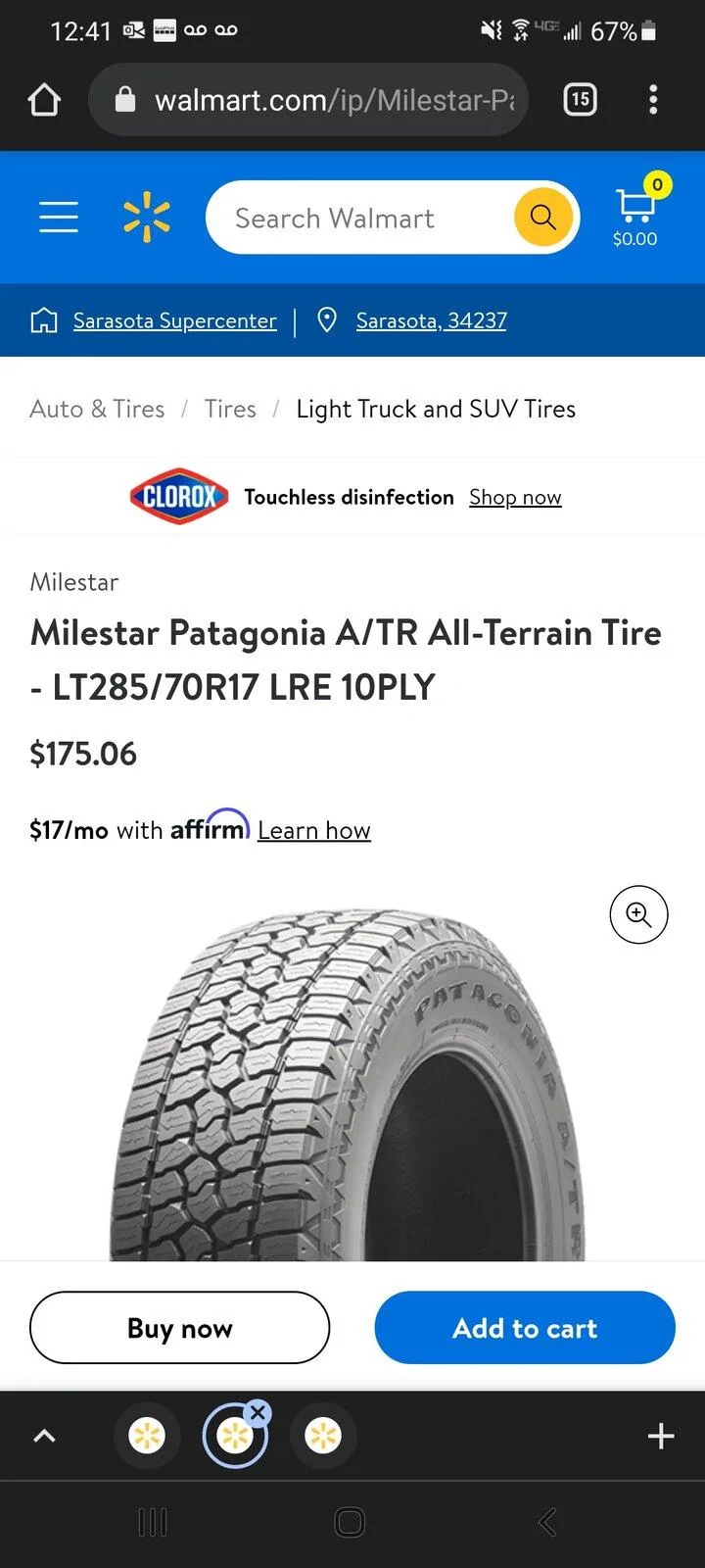 Jeep Gladiator Patagonia -- 33's? Screenshot_20210916-124124_Chrom