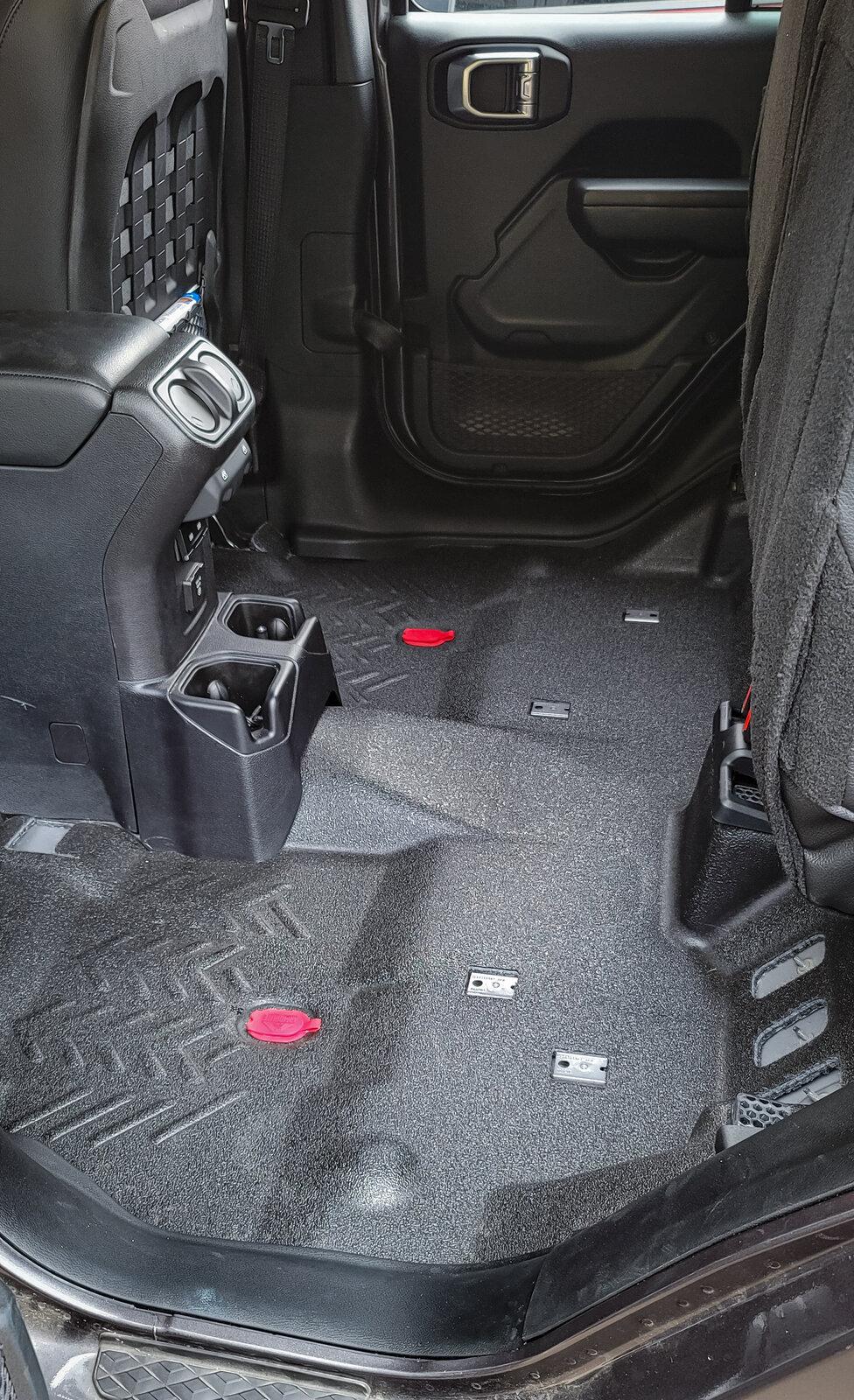 Jeep Gladiator Armorlite all weather floor replacement 20210916_164427