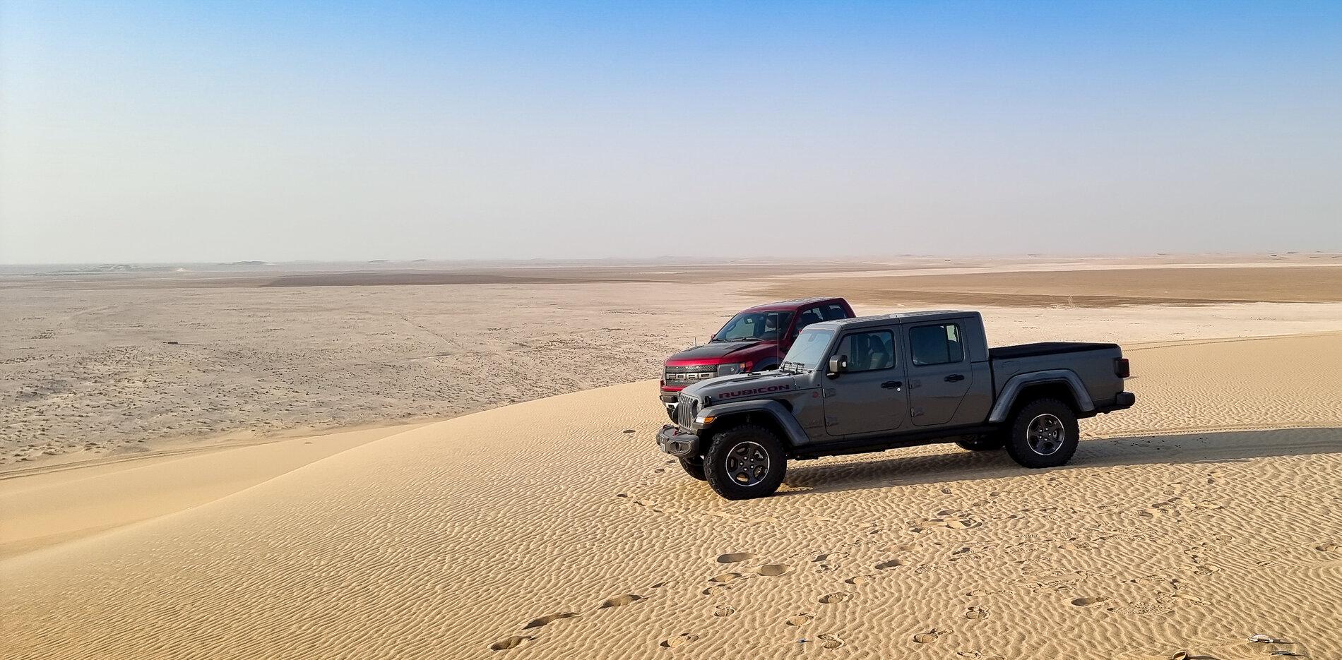 Jeep Gladiator First foray into the sand. 20210917_162252-3