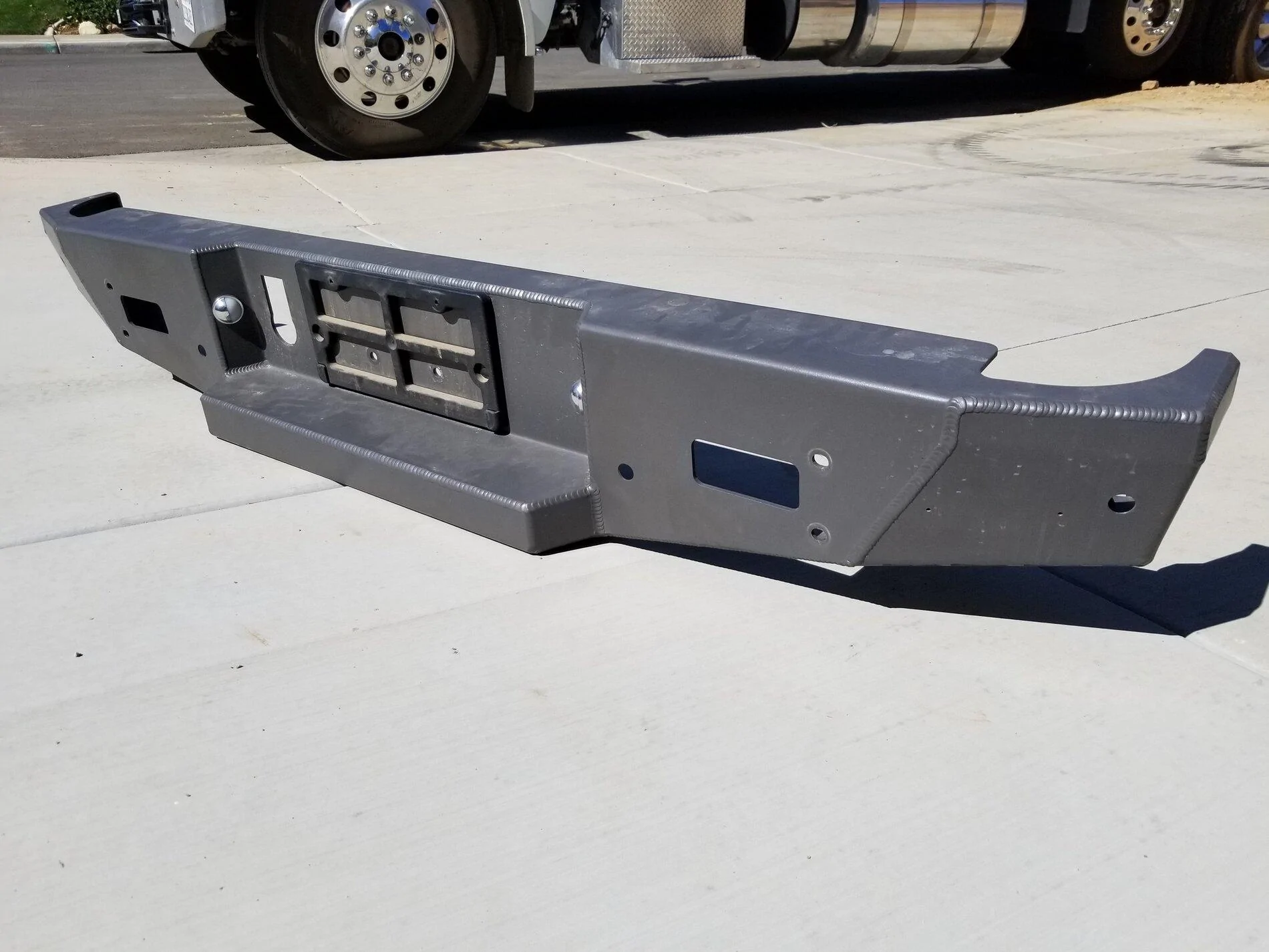 Jeep Gladiator Genright OffRoad Aluminum Rear Bumper with Internal Gussets 20210828_103437