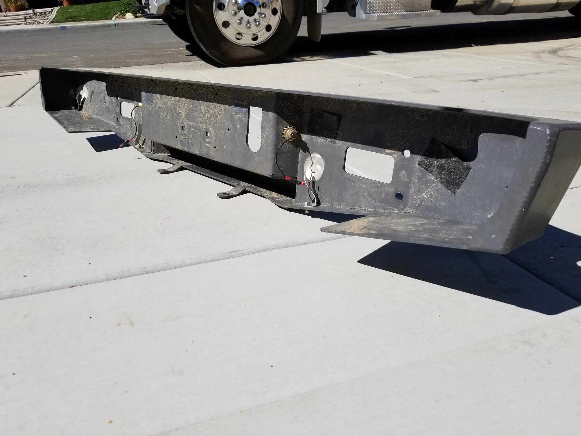 Jeep Gladiator Genright OffRoad Aluminum Rear Bumper with Internal Gussets 20210828_103525