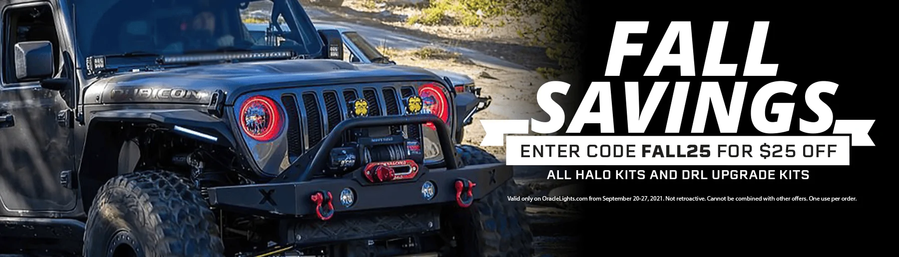 Jeep Gladiator $25 OFF Halos and DRLs | Fall Sale ?| ORACLE Lighting Fall25_forum