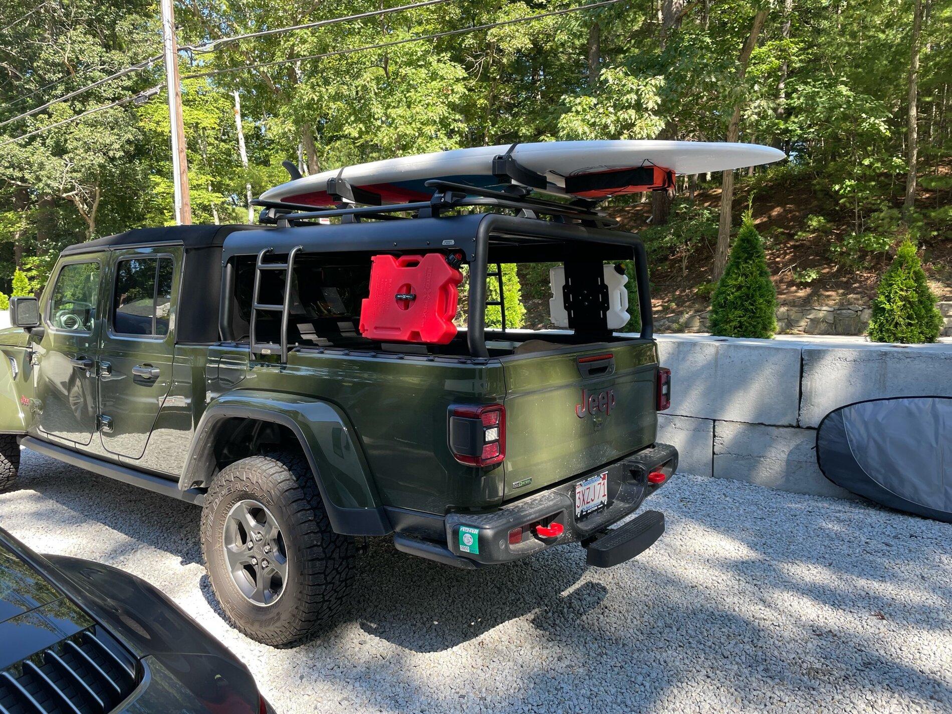 Jeep Gladiator Customer Gets Creative with MAXIMUS-3 JT Overland Bed Rack image1