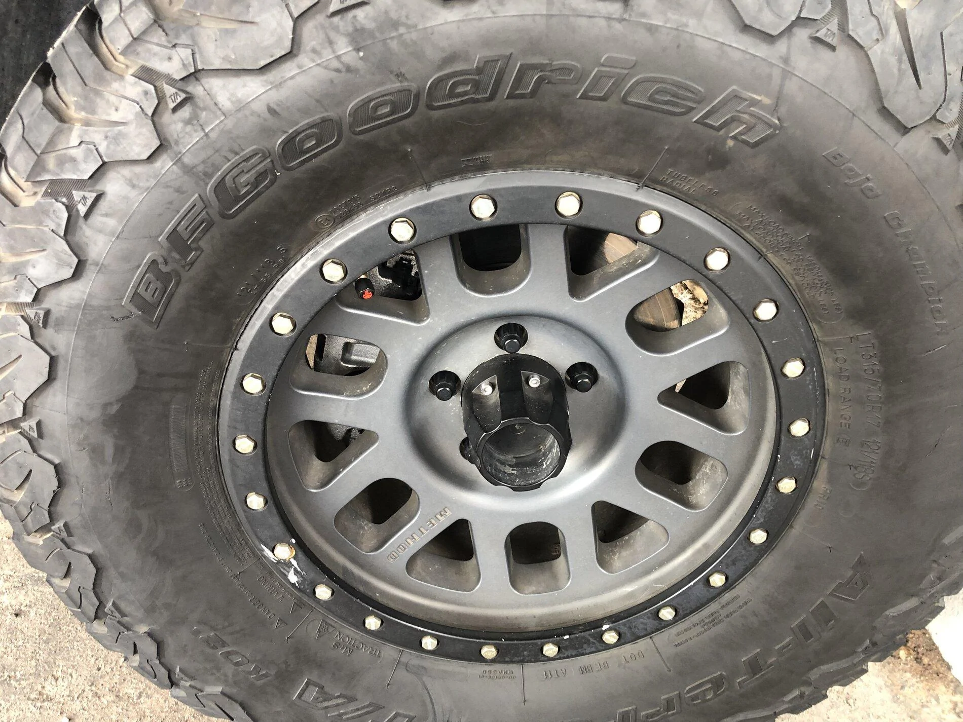 Jeep Gladiator Method wheels and bf Goodrich tires C34132E9-AFA3-47ED-B3CB-BCE606809AA3