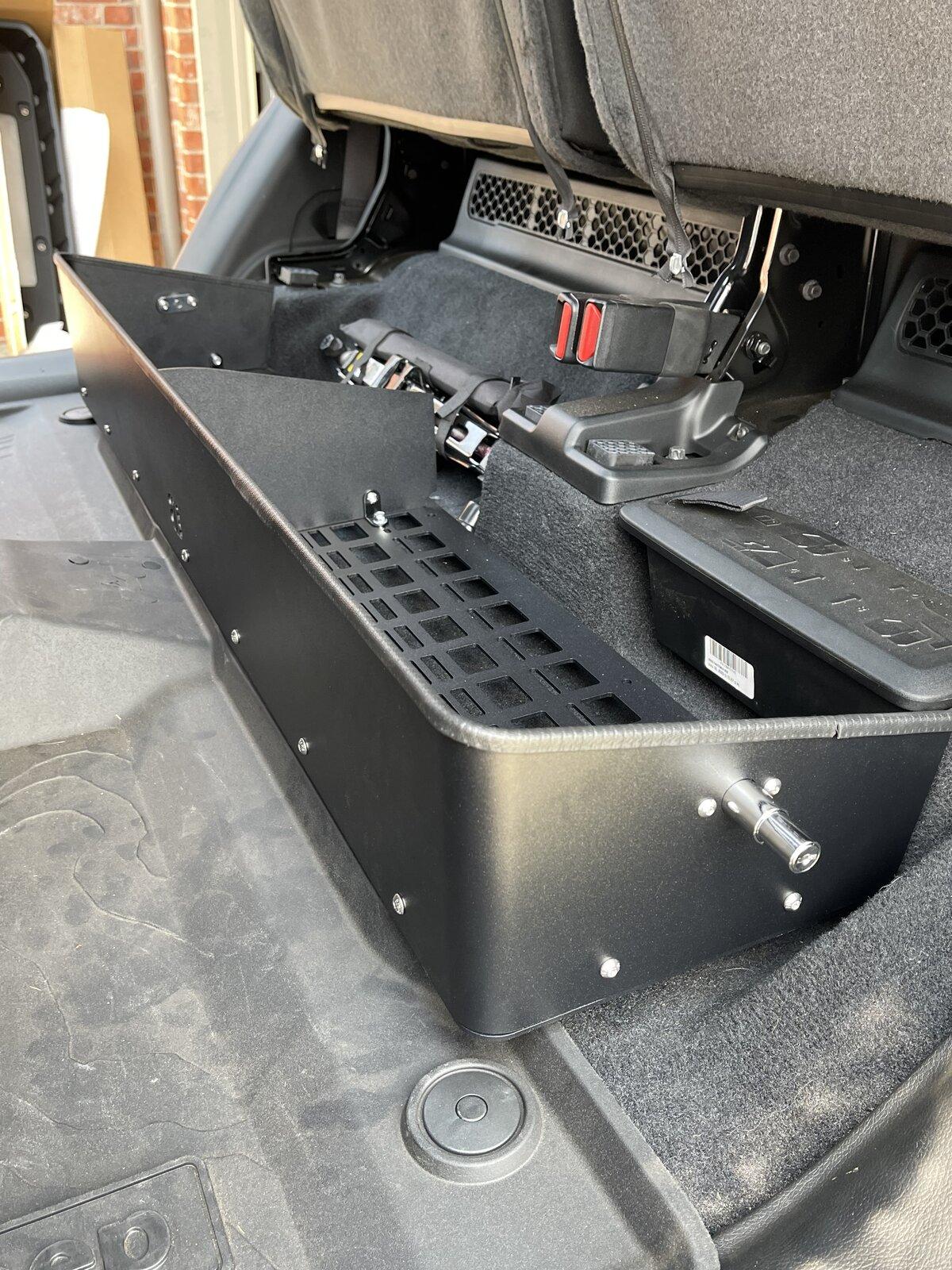 Jeep Gladiator Do all rubicons have the locking bin under rear seat? 15E680CB-0F00-49F2-9BFD-B1455DE33686