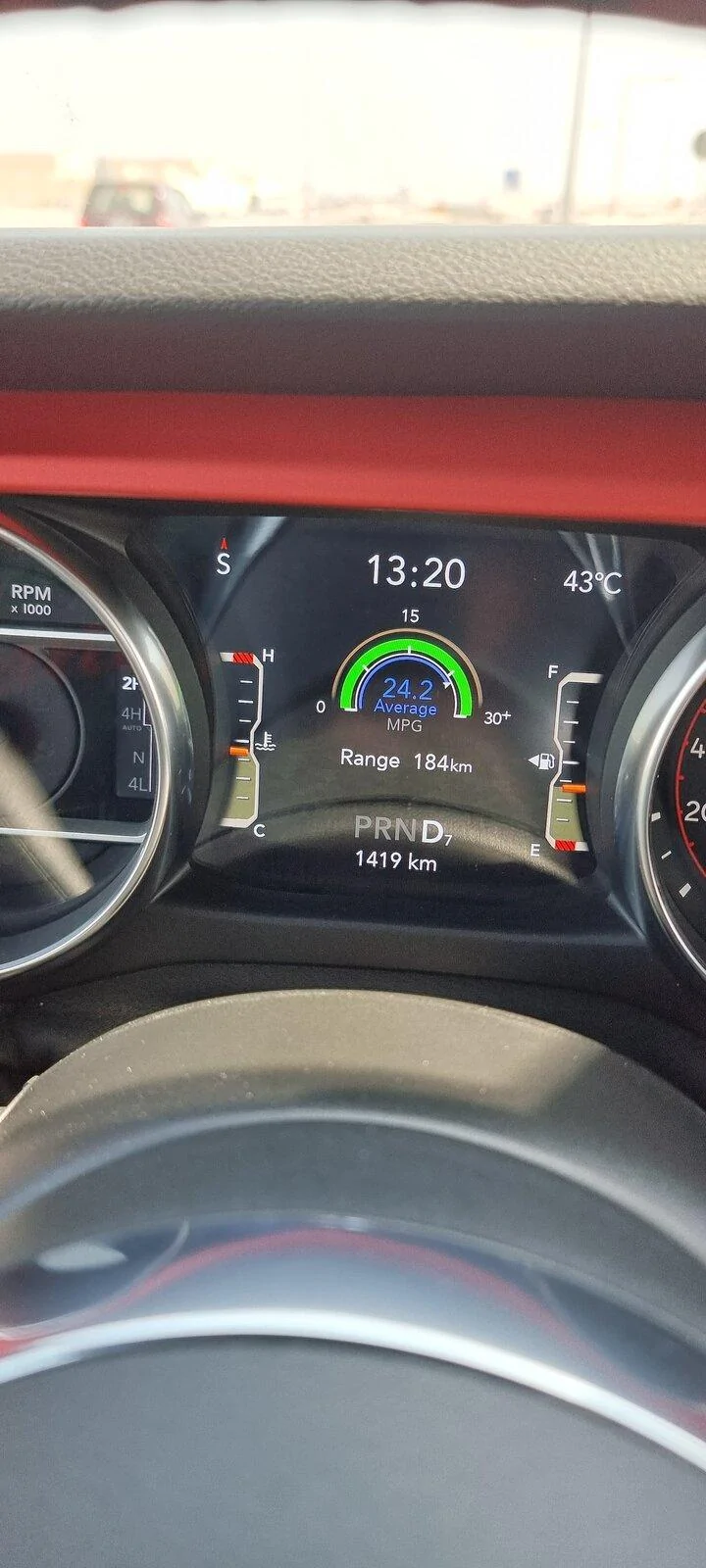 Jeep Gladiator What’s your mpg with bigger tires?? 20210904_132030