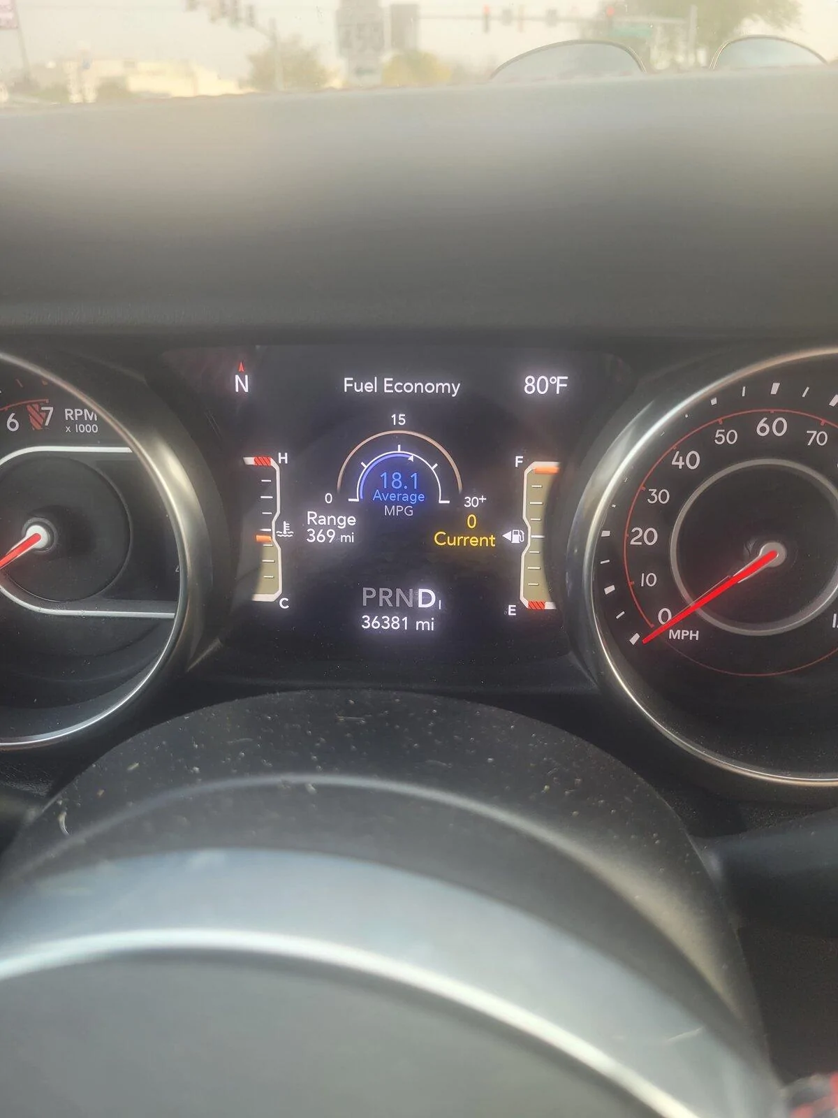 Jeep Gladiator What’s your mpg with bigger tires?? 20210914_093936