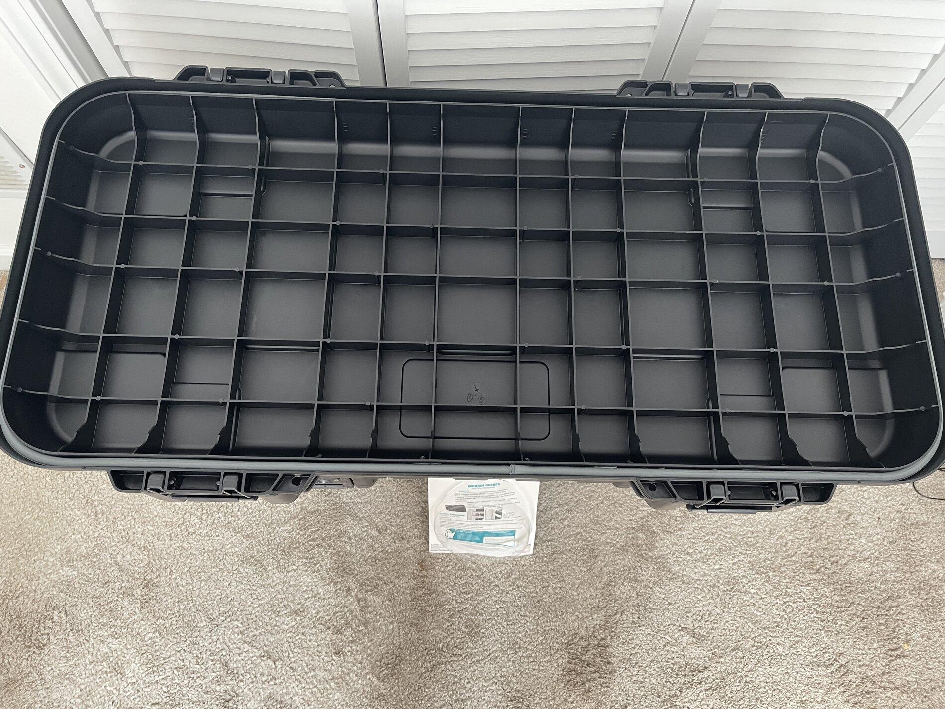 Jeep Gladiator Water-resistant bed storage on a budget! 105B6EB1-6B44-4708-A62C-81286E3EC57C