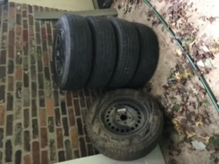 Jeep Gladiator Stock Overland tires + spare $250/Offer 584DFEF3-DD89-4A80-A25A-443434B67090