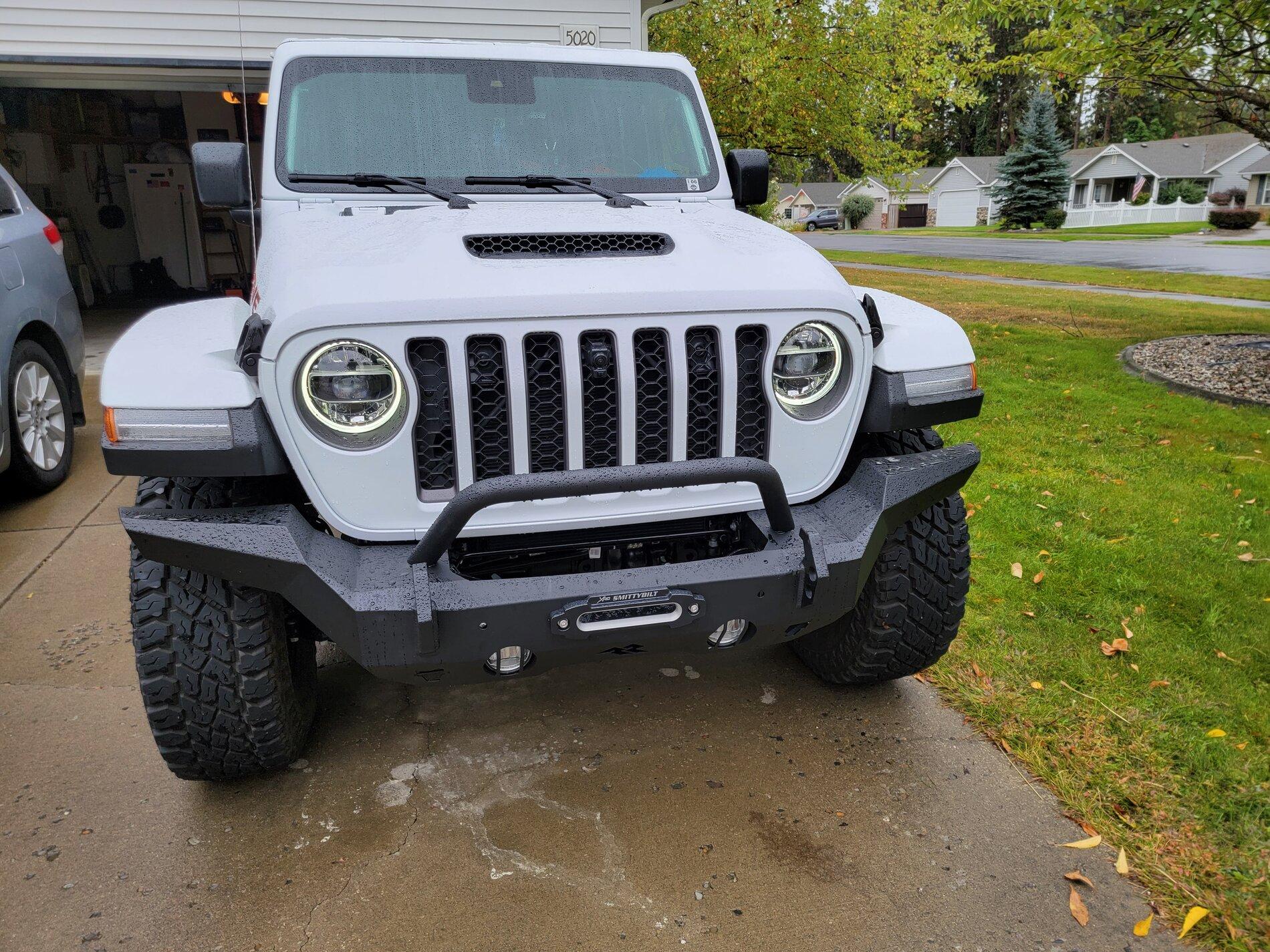 Jeep Gladiator Rugged Ridge HD full width front bumper feedback? 20210918_150128