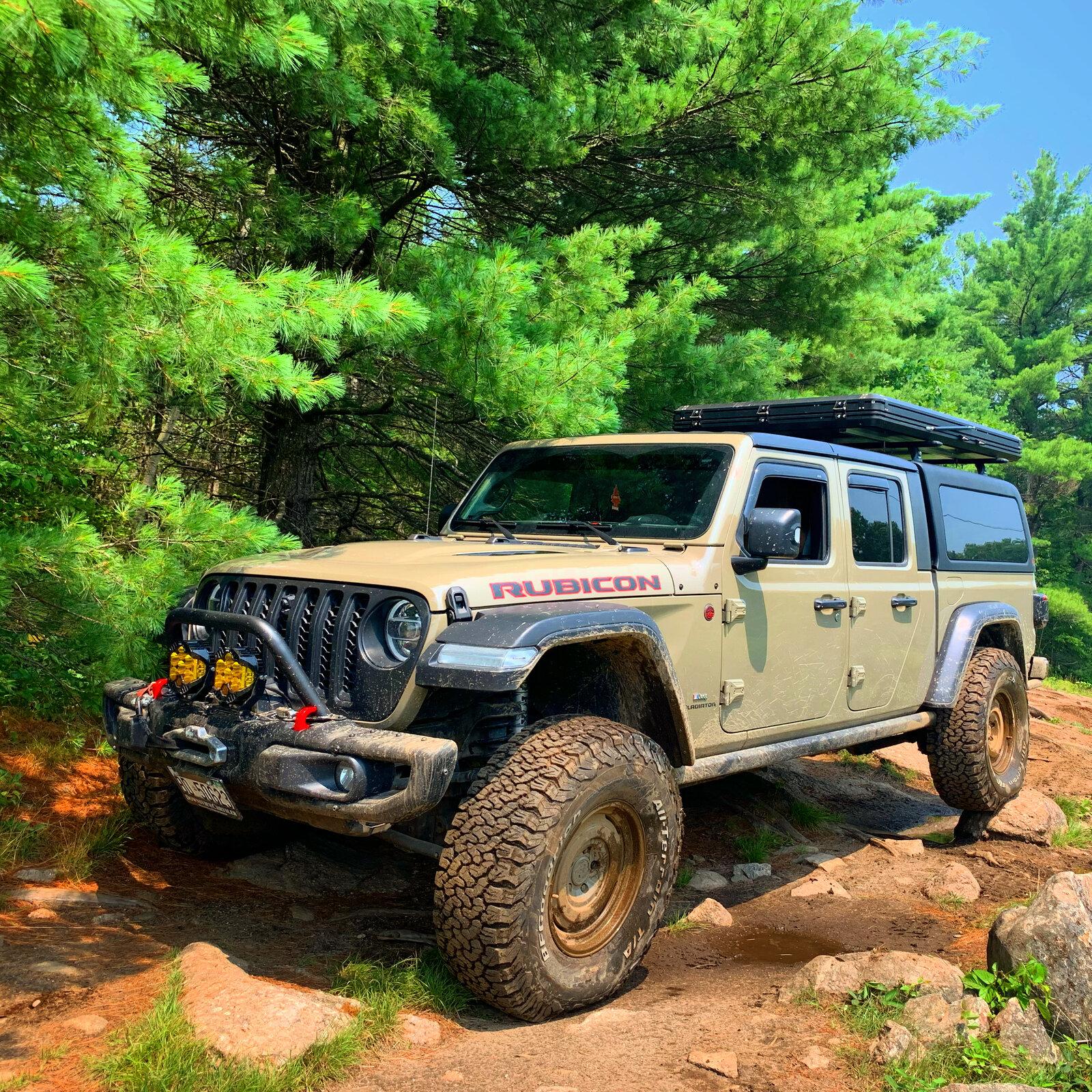 Jeep Gladiator My Gator Retro/Export style/Overlander  Gladiator Rubicon build. 81632177-3B47-4882-B071-44F9D602907D