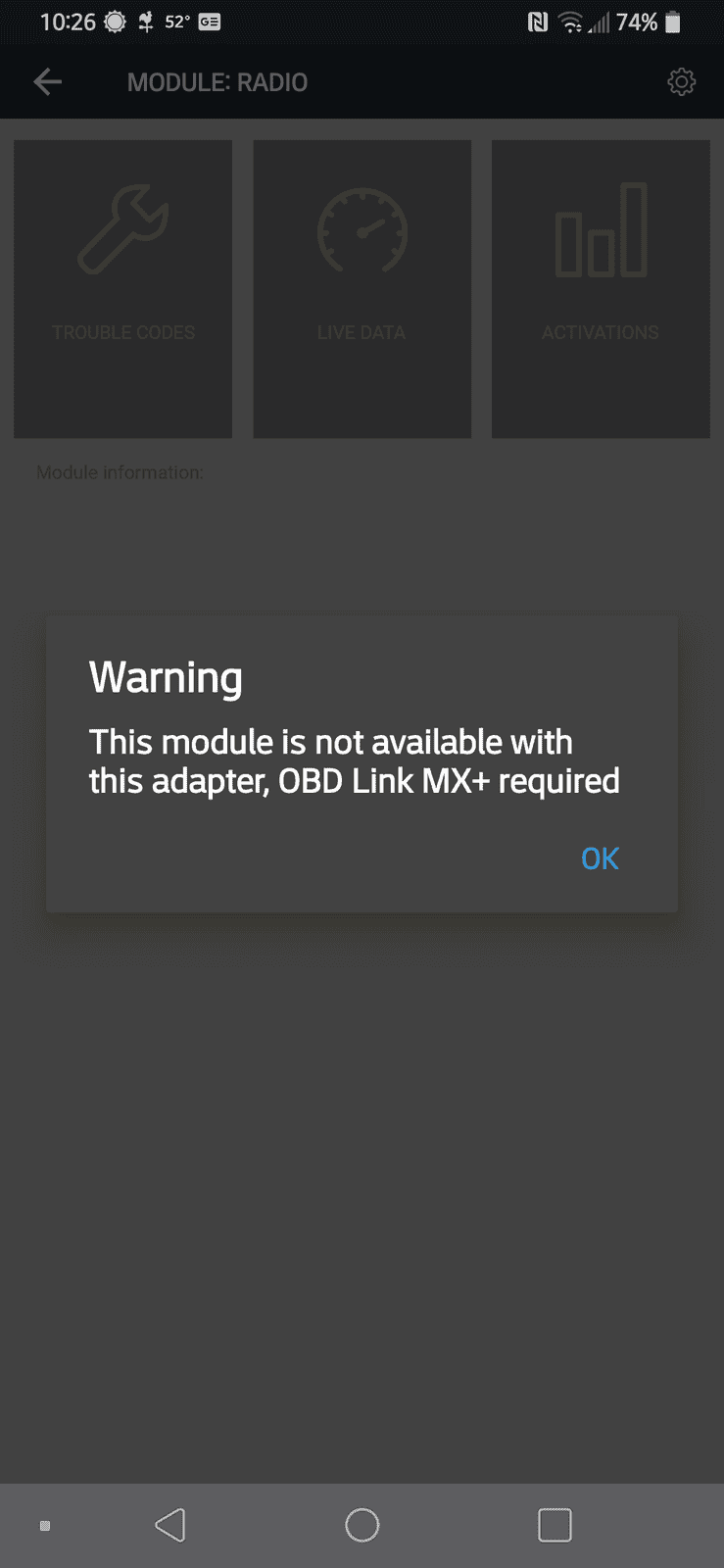 Jeep Gladiator Reprogramming Gladiator Mojave for 35’s? Screenshot_202010module-not-available