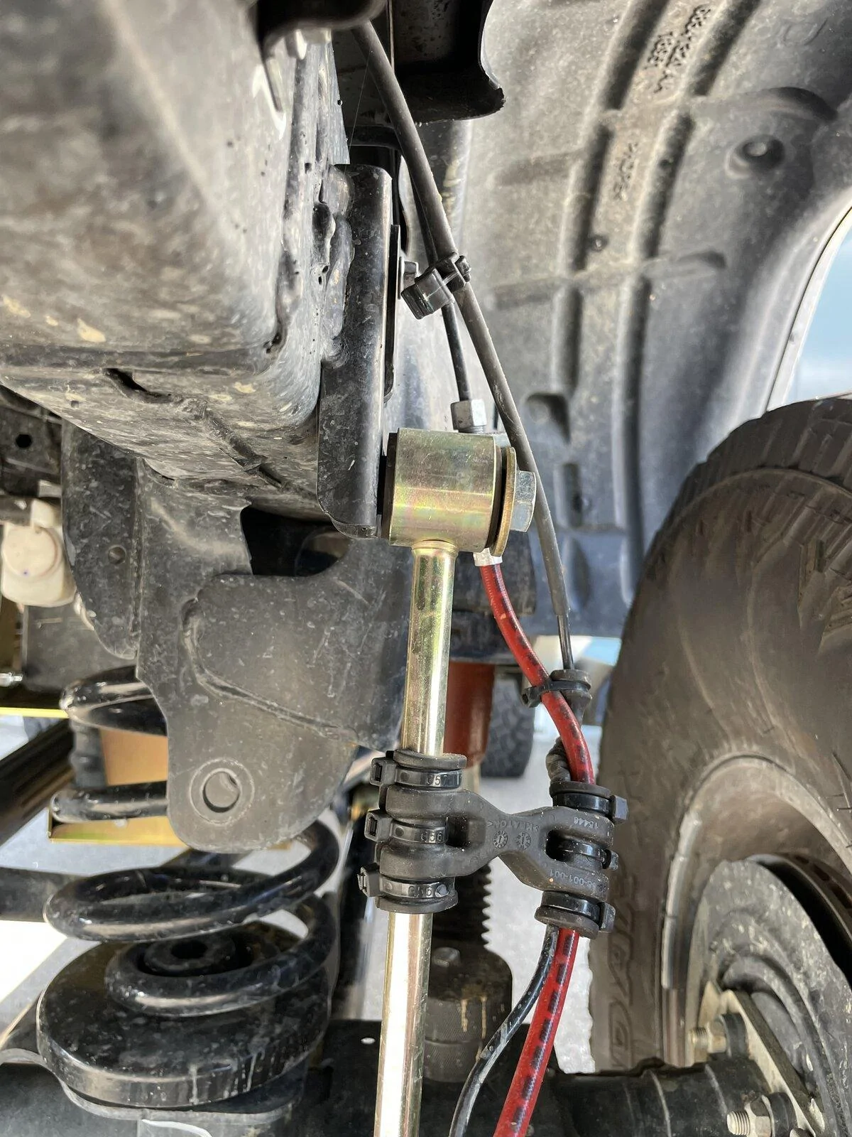 Jeep Gladiator Rear Sway Bar endlinks IMG_3170